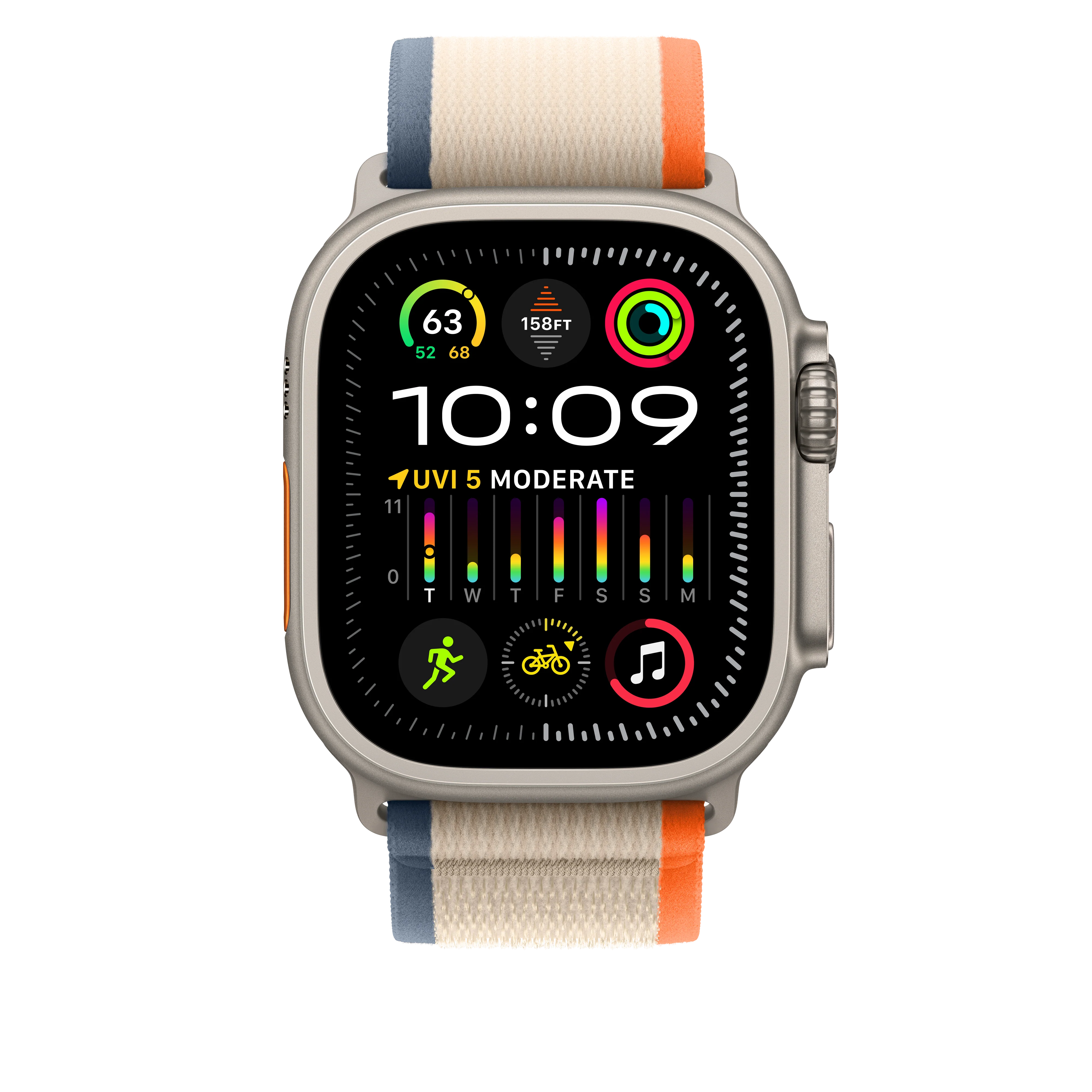 Correa Loop Trail naranja/beis (49 mm) - Talla S/M - Image 3