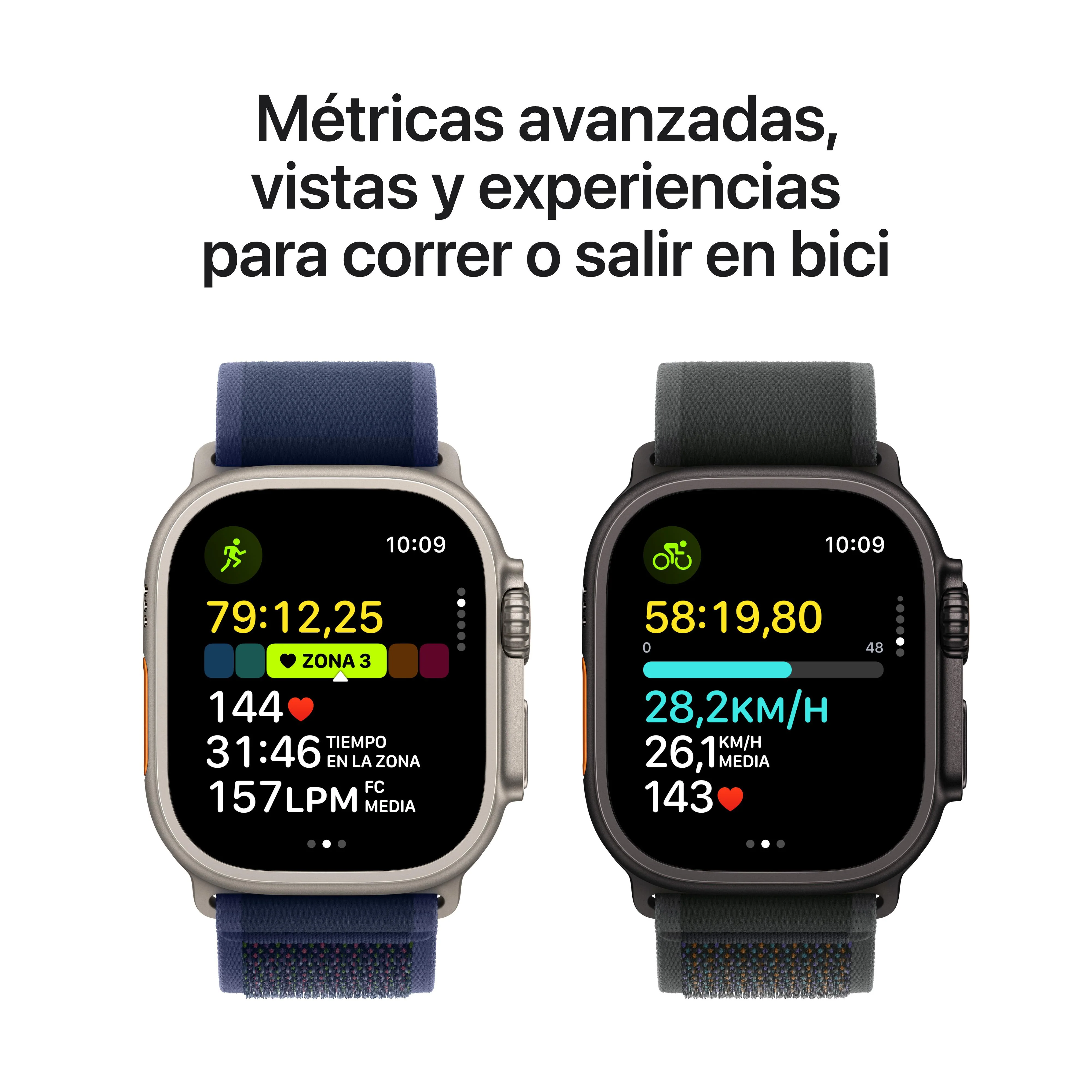 Apple Watch Ultra 2 (GPS + Cellular) - Caja de titanio natural de 49 mm - Correa Loop Trail azul - Talla S/M - Image 4