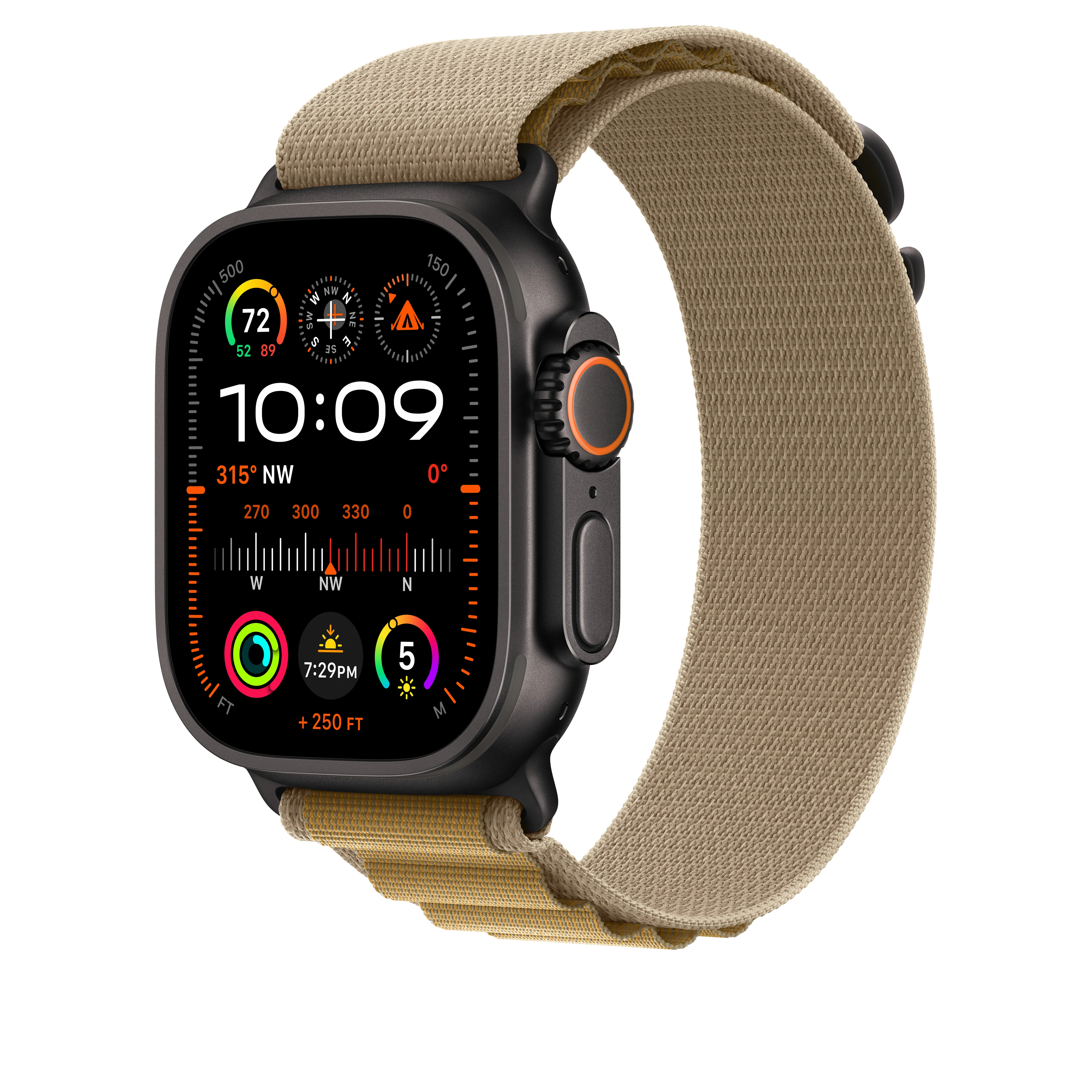Correa Loop Alpine color canela (49 mm) - Talla M - Titanio negro - Image 2