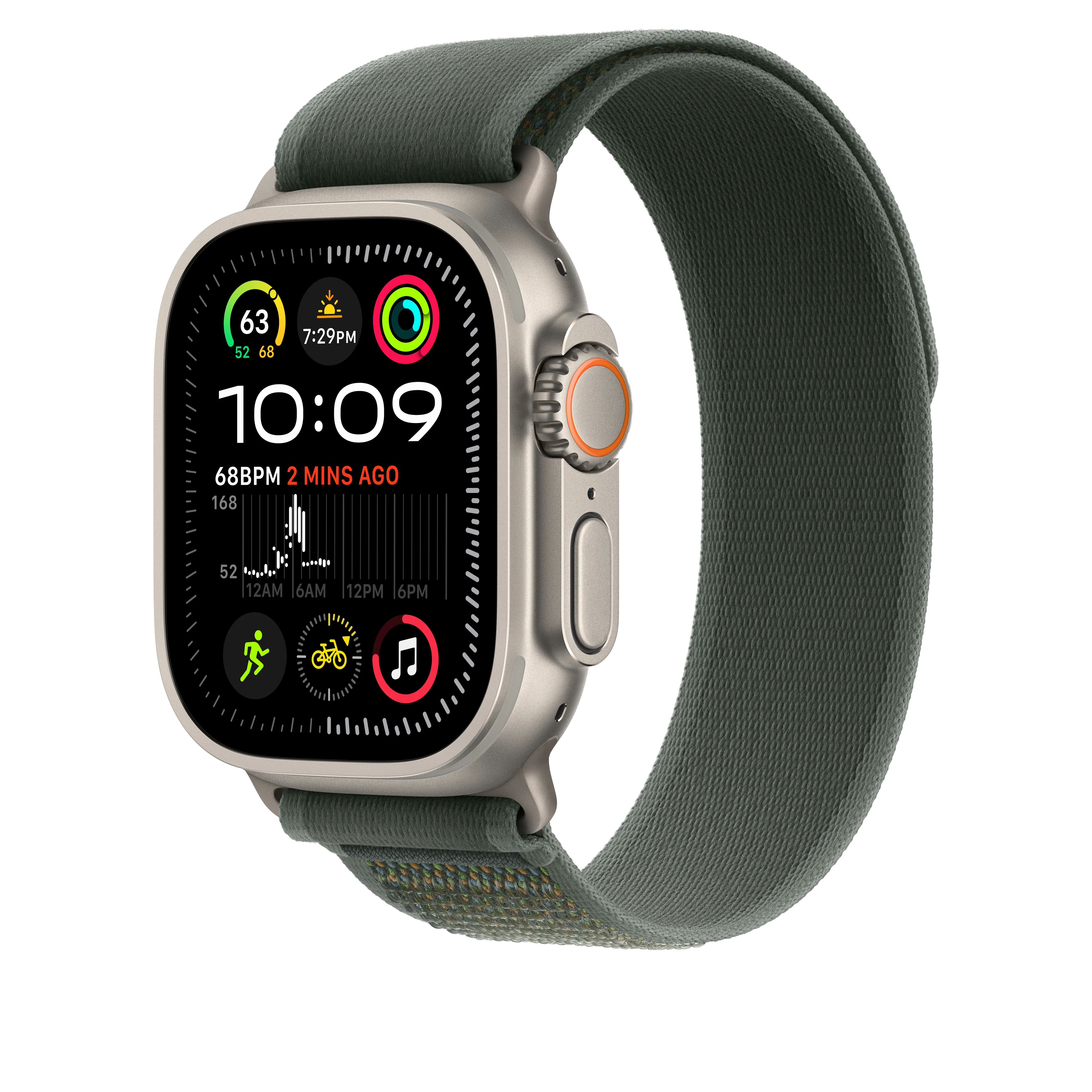 Correa Loop Trail verde (49 mm) - Talla M/L - Titanio natural - Image 2