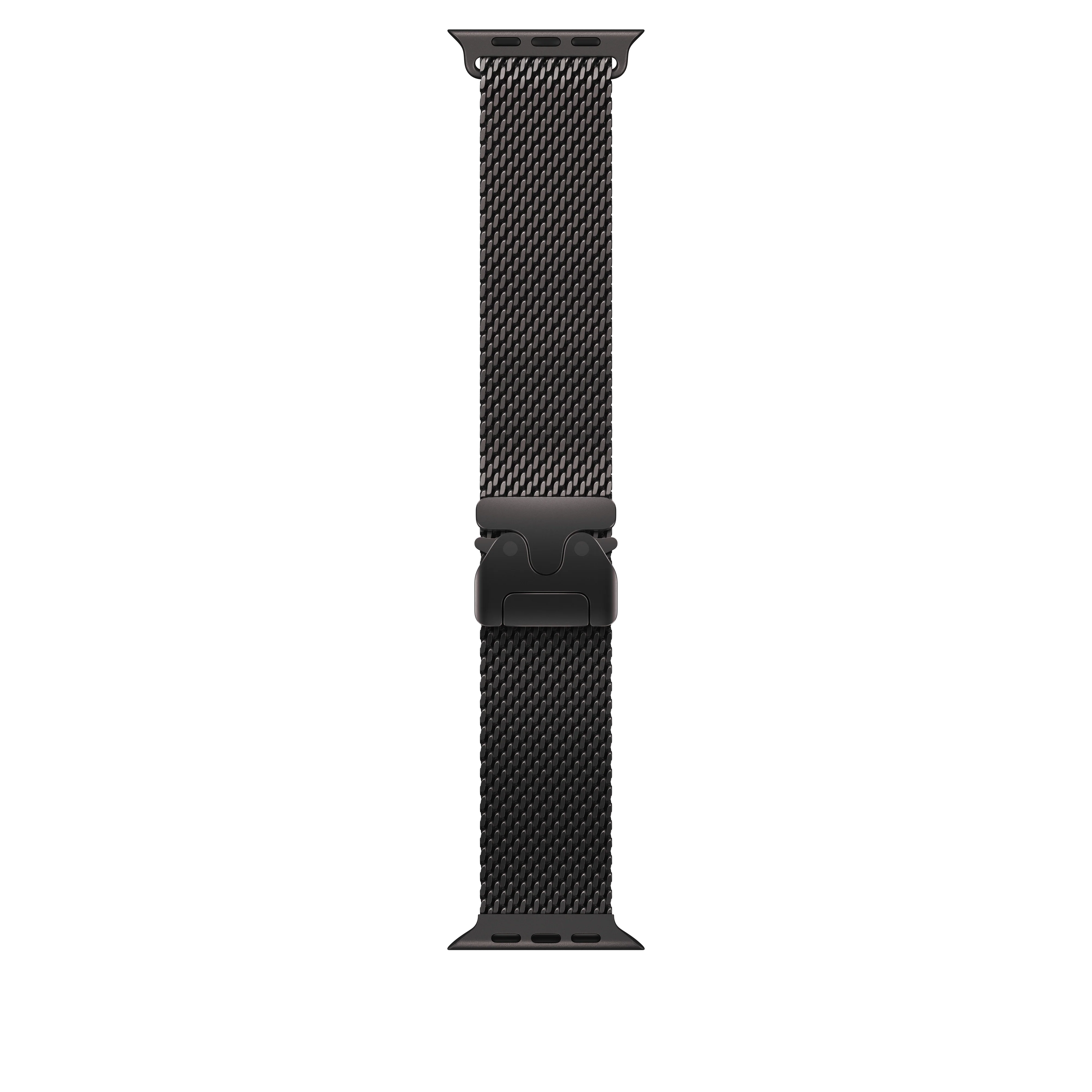 Pulsera Milanese Loop en titanio negro (49 mm) - Talla L
