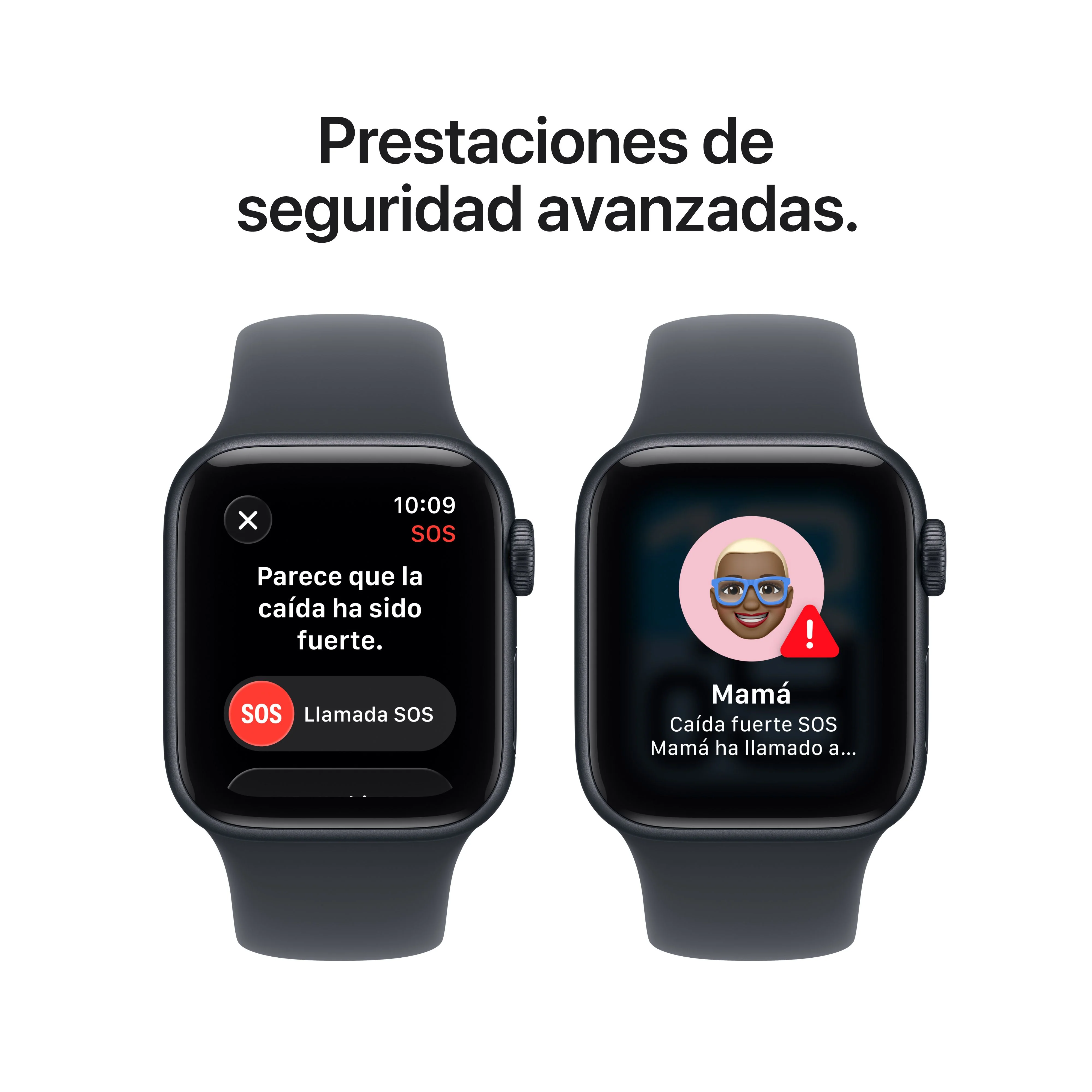 Apple Watch SE 3 (GPS + Cellular) - Caja de aluminio en color medianoche de 40 mm - Correa deportiva color medianoche - Talla S/M - Image 7