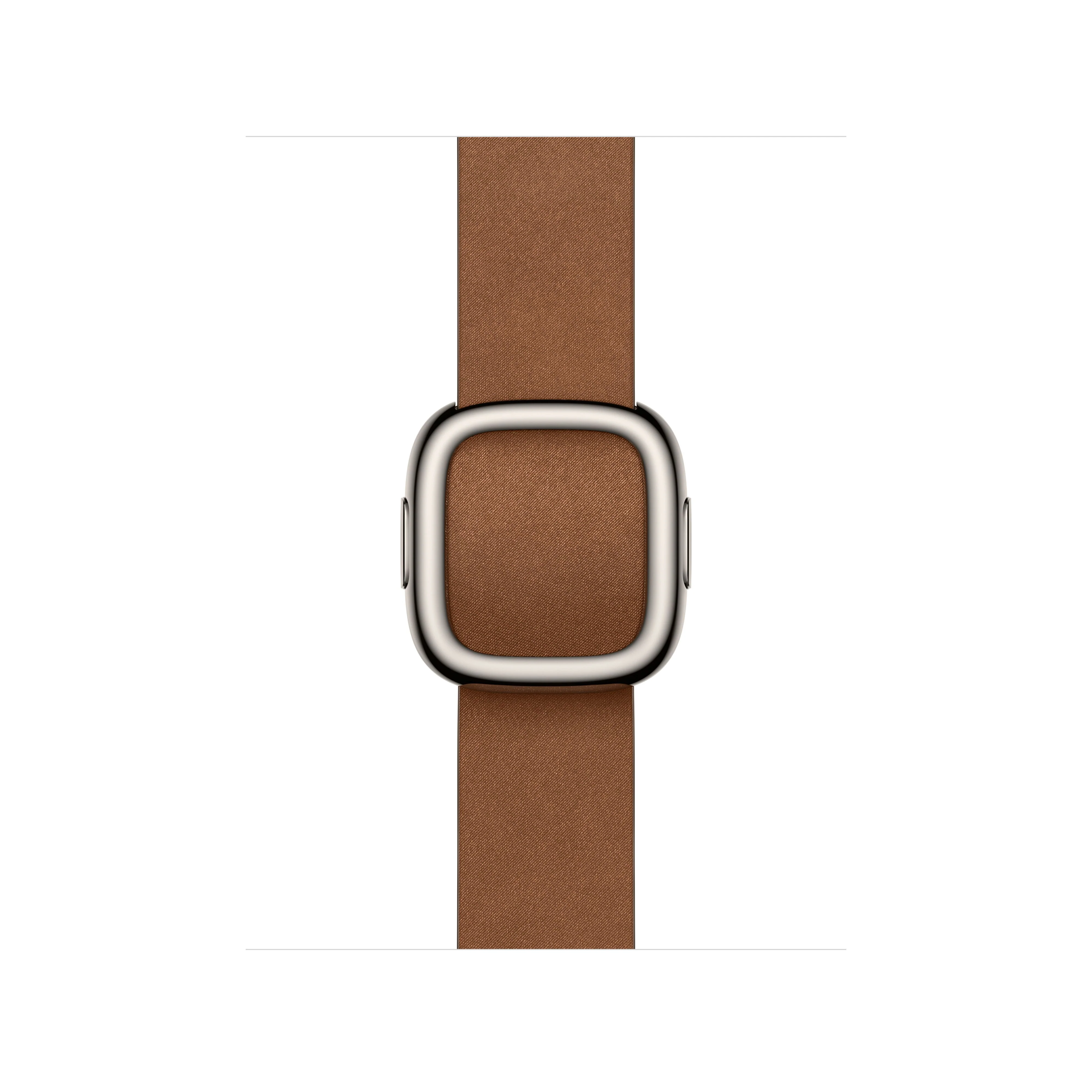 Correa color caramelo con hebilla moderna (42 mm) - Talla L