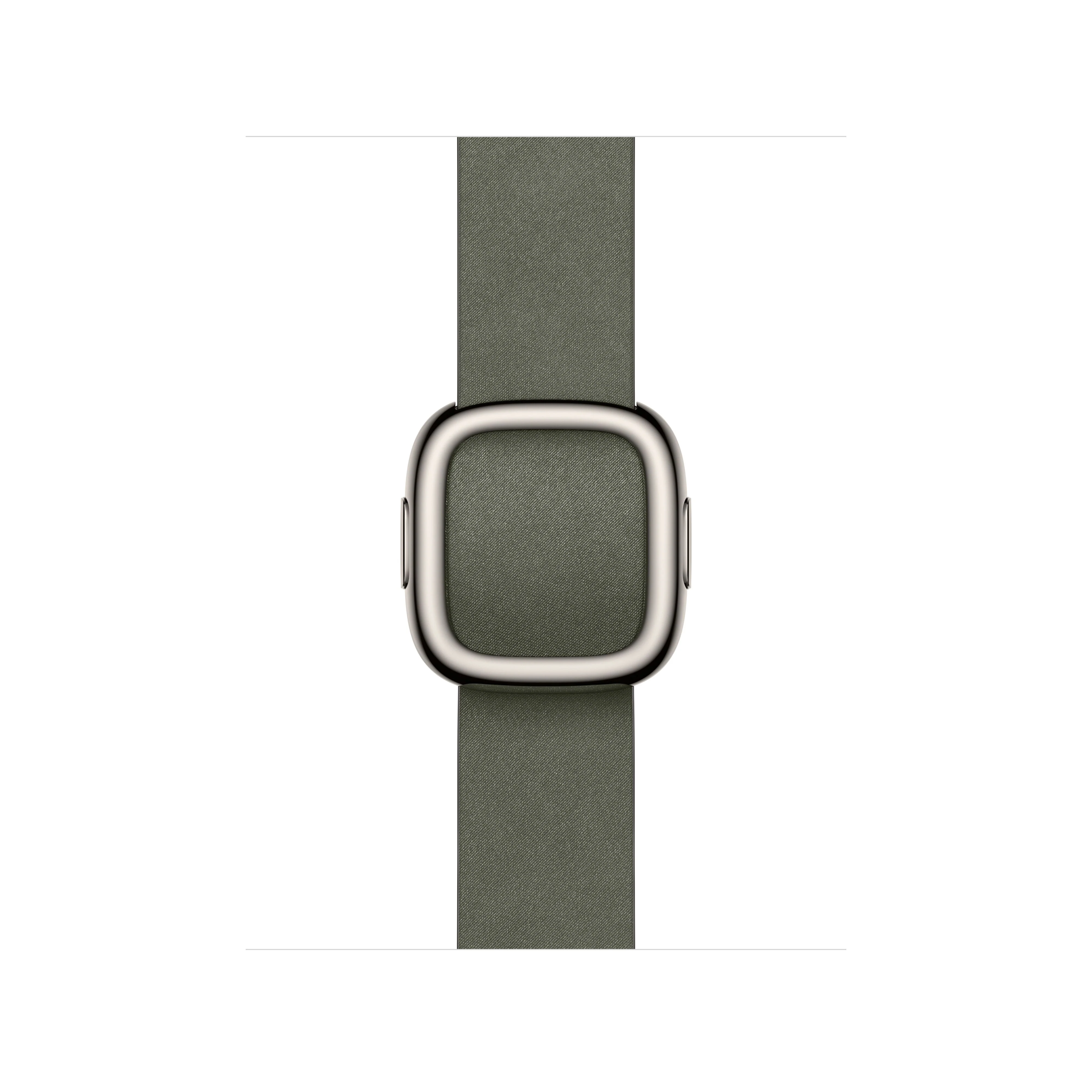 Correa gris salvia con hebilla moderna (42 mm) - Talla L