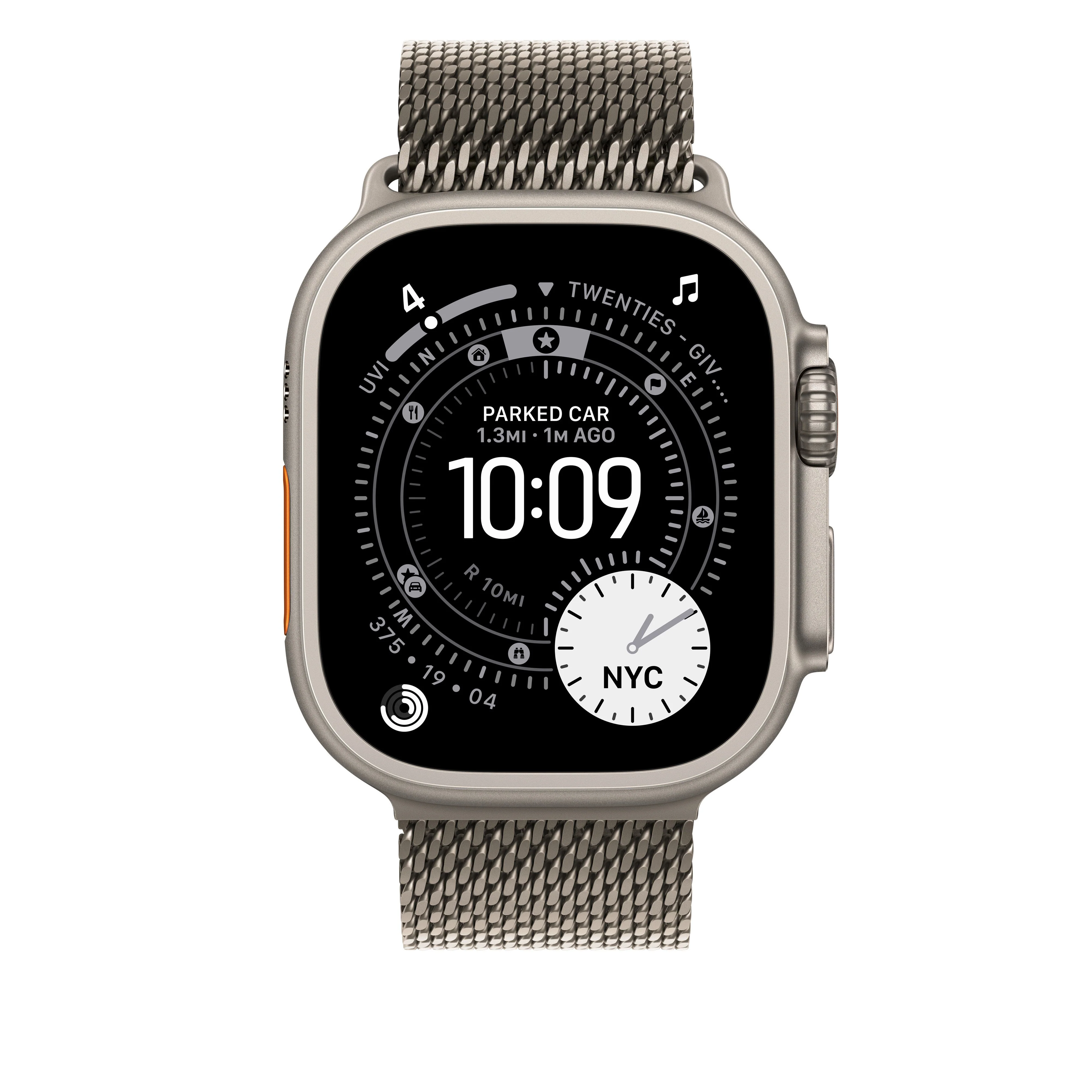 Pulsera Milanese Loop en titanio natural (49 mm) - Talla M - Image 3
