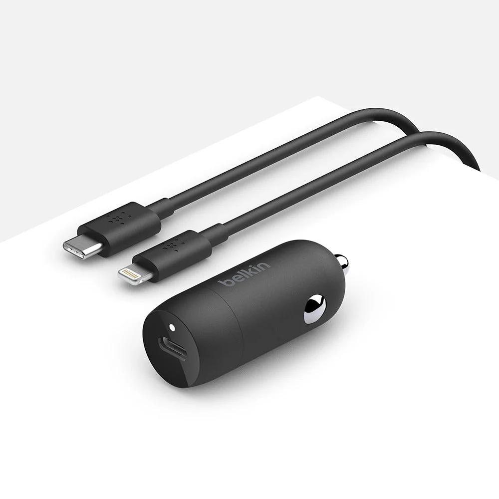 Pack Cargador Coche 20W para iPhone + Cable Lightning a USB-C | Belkin - Image 3