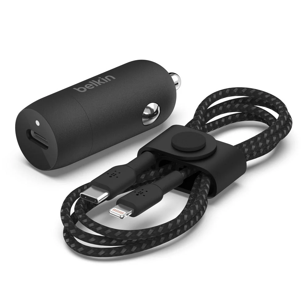 Pack Cargador Coche 20W para iPhone + Cable Lightning a USB-C | Belkin - Image 4