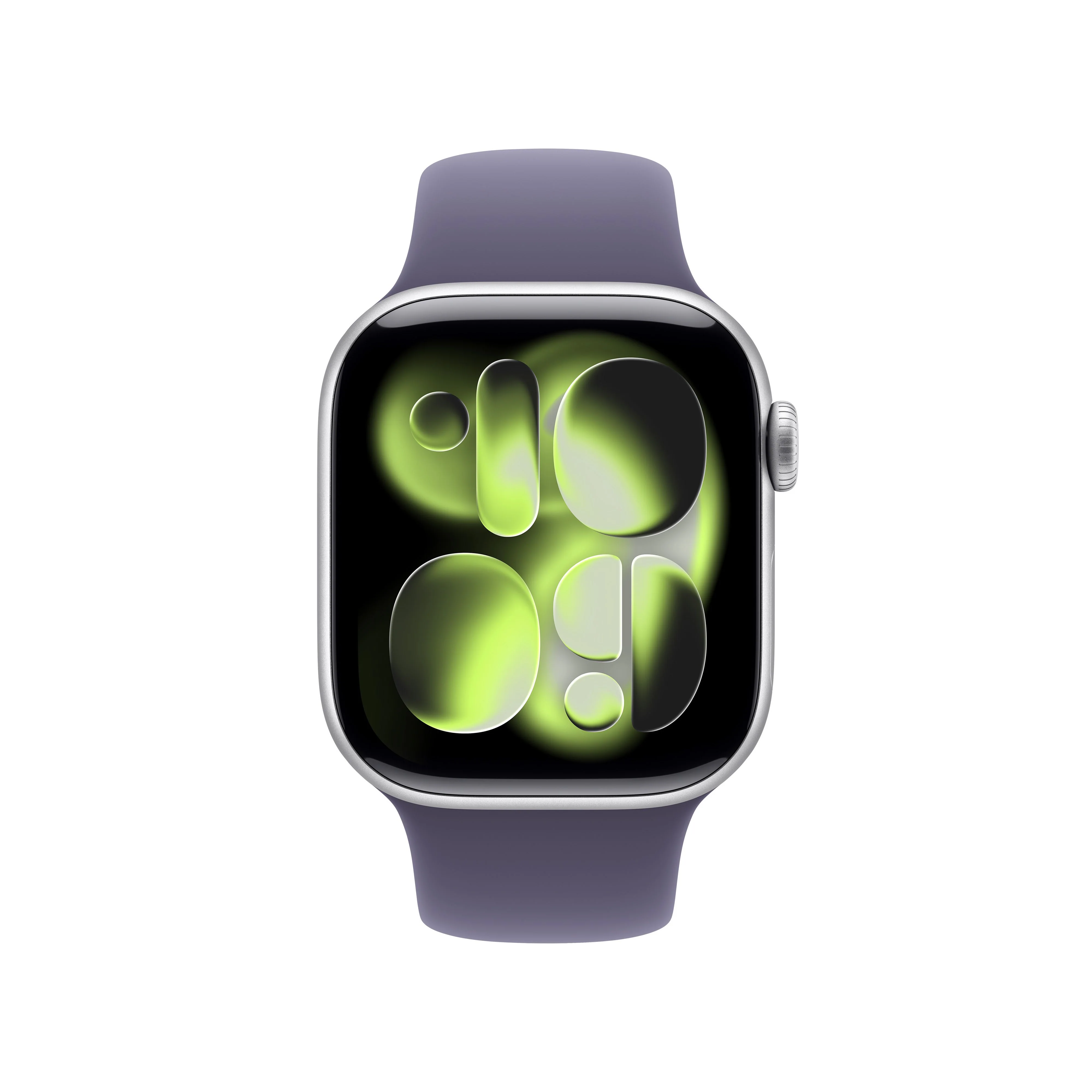 Apple Watch Series 11 (GPS) - Caja de aluminio en plata de 42 mm - Correa deportiva color niebla lila - Talla M/L - Image 2