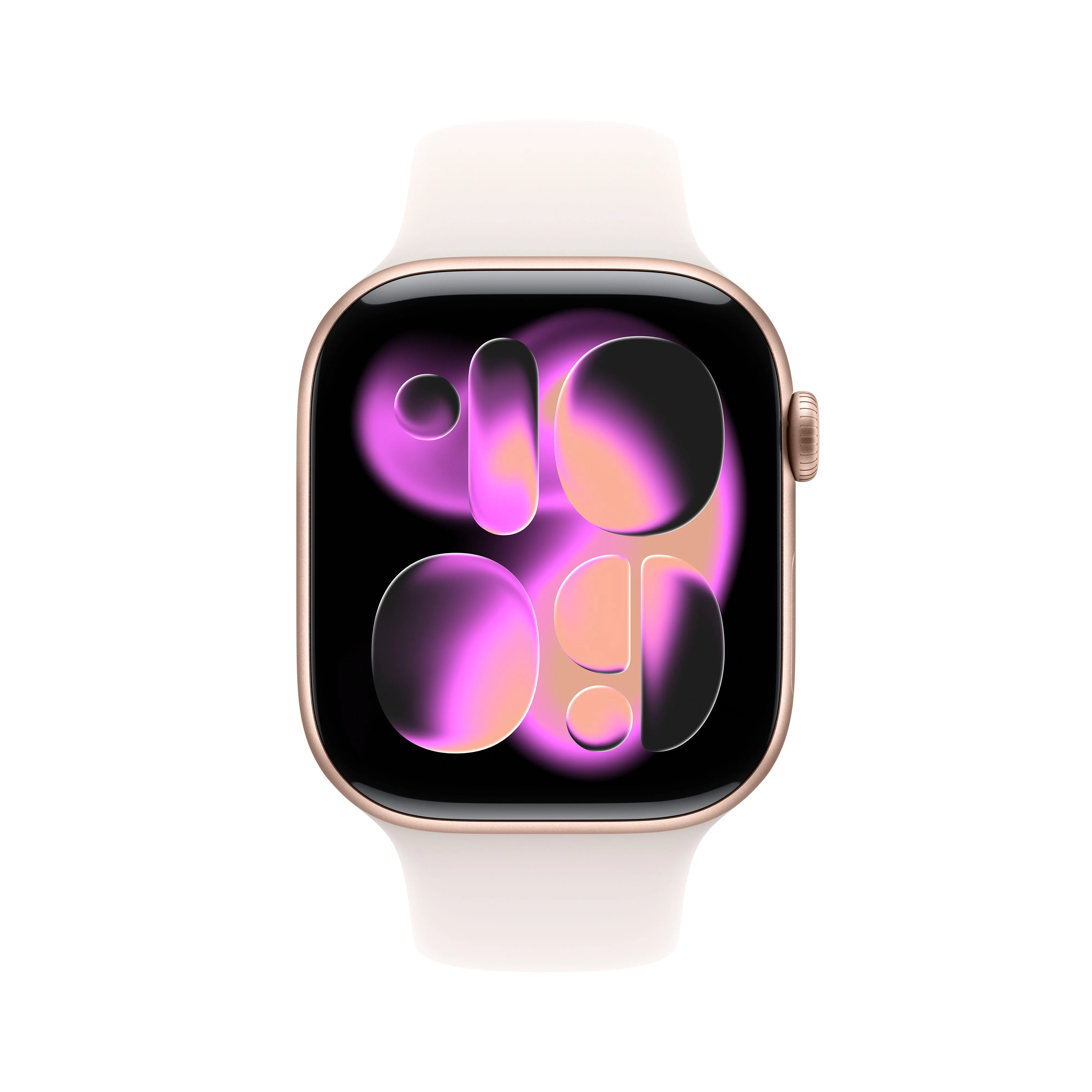Apple Watch Series 11 (GPS) - Caja de aluminio en oro rosa de 46 mm - Correa deportiva rosa rubor - Talla S/M - Image 2