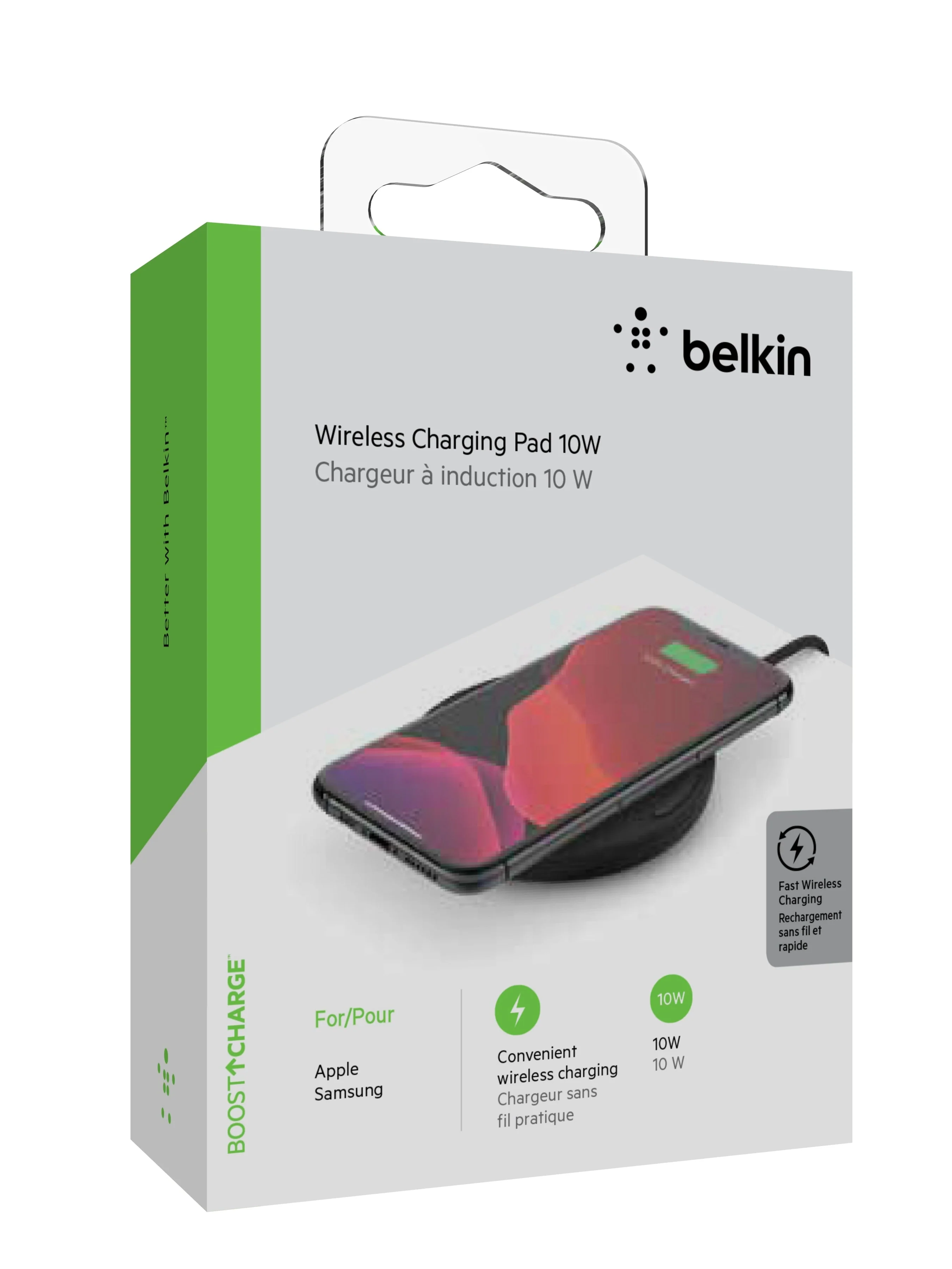 Base de carga inalámbrica individual BOOST↑CHARGE 10W cargador negro | Belkin - Image 6