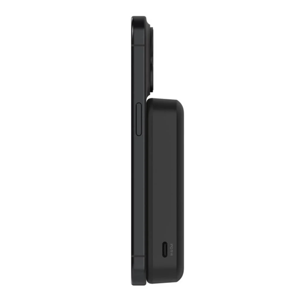 Batería externa inalámbrica magnética 10000 mAh con soporte (15W) negro | Belkin - Image 4