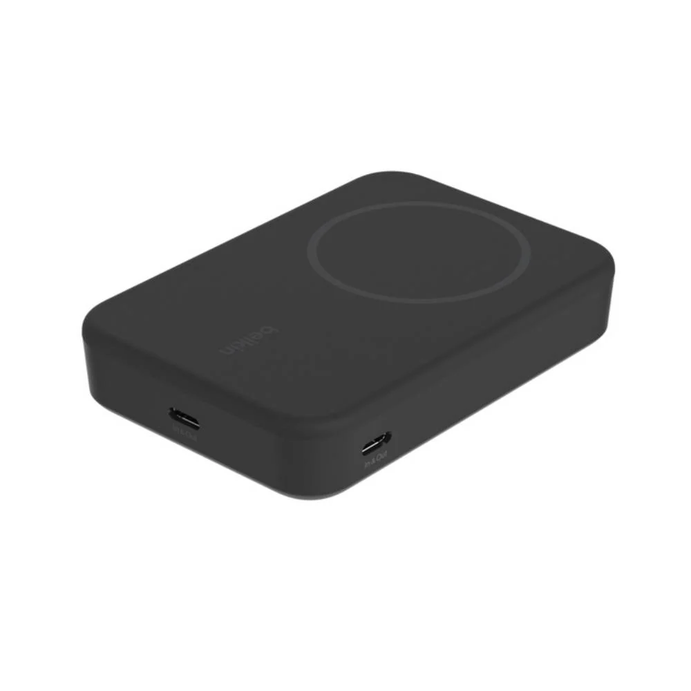 Batería externa inalámbrica magnética 10000 mAh con soporte (15W) negro | Belkin - Image 5