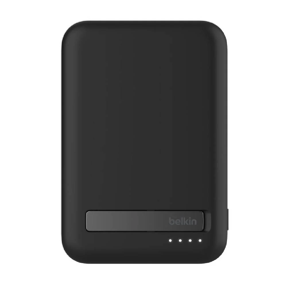 Batería externa inalámbrica magnética 10000 mAh con soporte (15W) negro | Belkin - Image 6