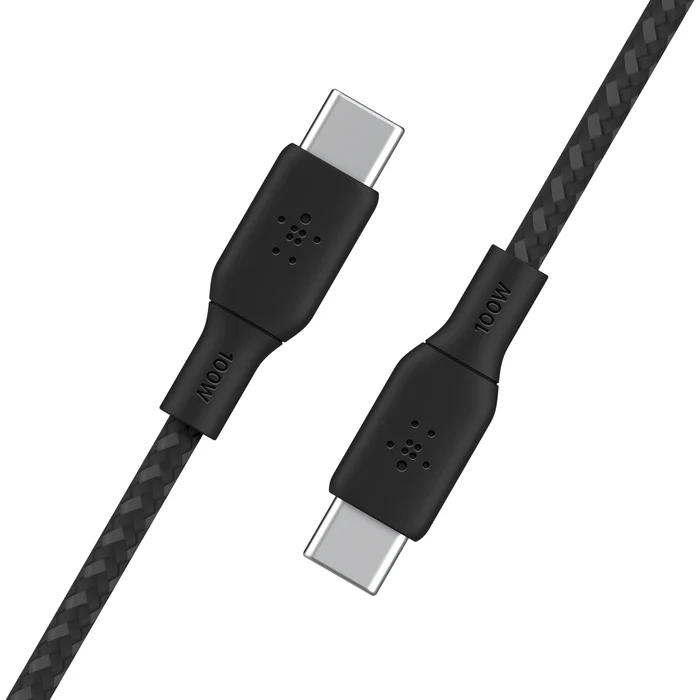Cable BoostCharge Pro Flex 100W USB-C a USB-C de silicona y trenzado 2m negro | Belkin - Image 2