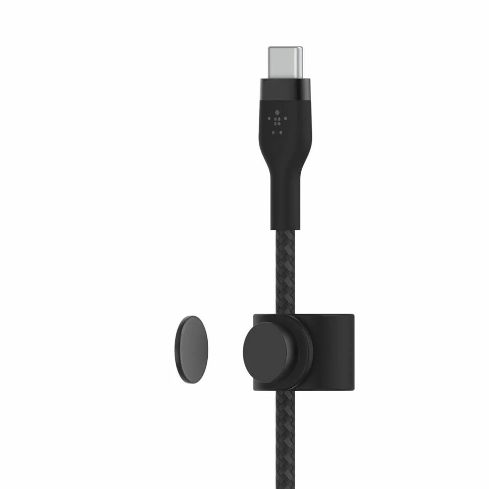 Cable BoostCharge Pro Flex USB-C a Lightning de silicona y trenzado 2m negro | Belkin - Image 3