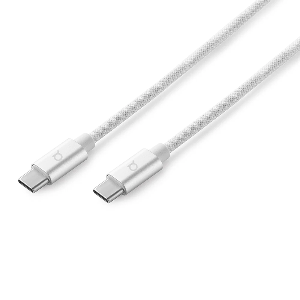 Cable USB-C a USB-C de nylon trenzado (1,2 metros) | Rossellimac - Image 2
