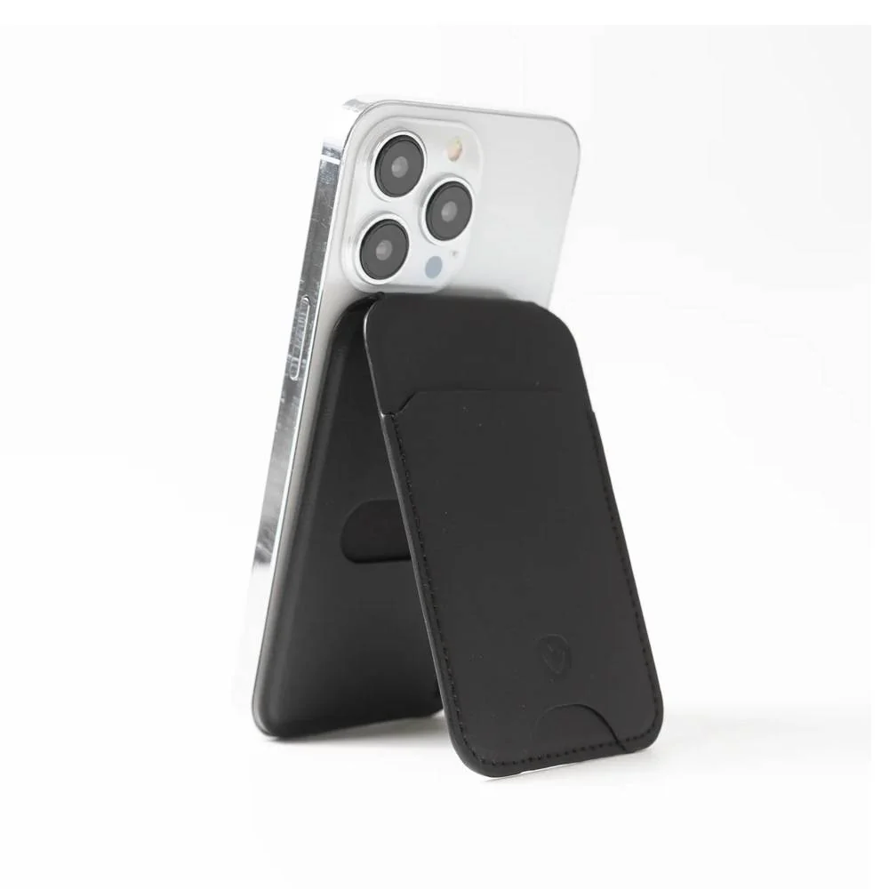 Card Wallet Stand MagSafe iPhone Negro | Valenta - Image 3
