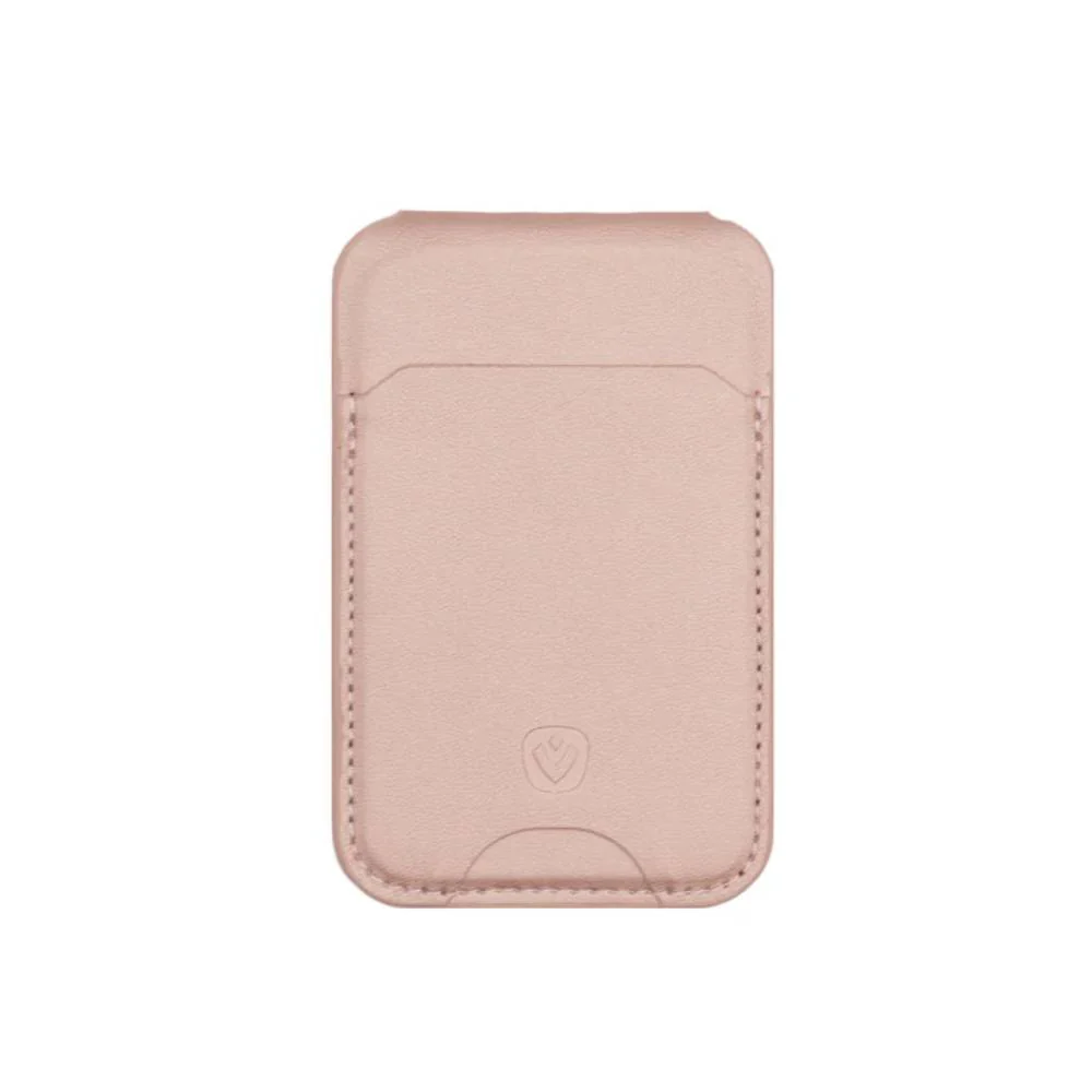 Card Wallet Stand MagSafe iPhone Rosa metálico | Valenta