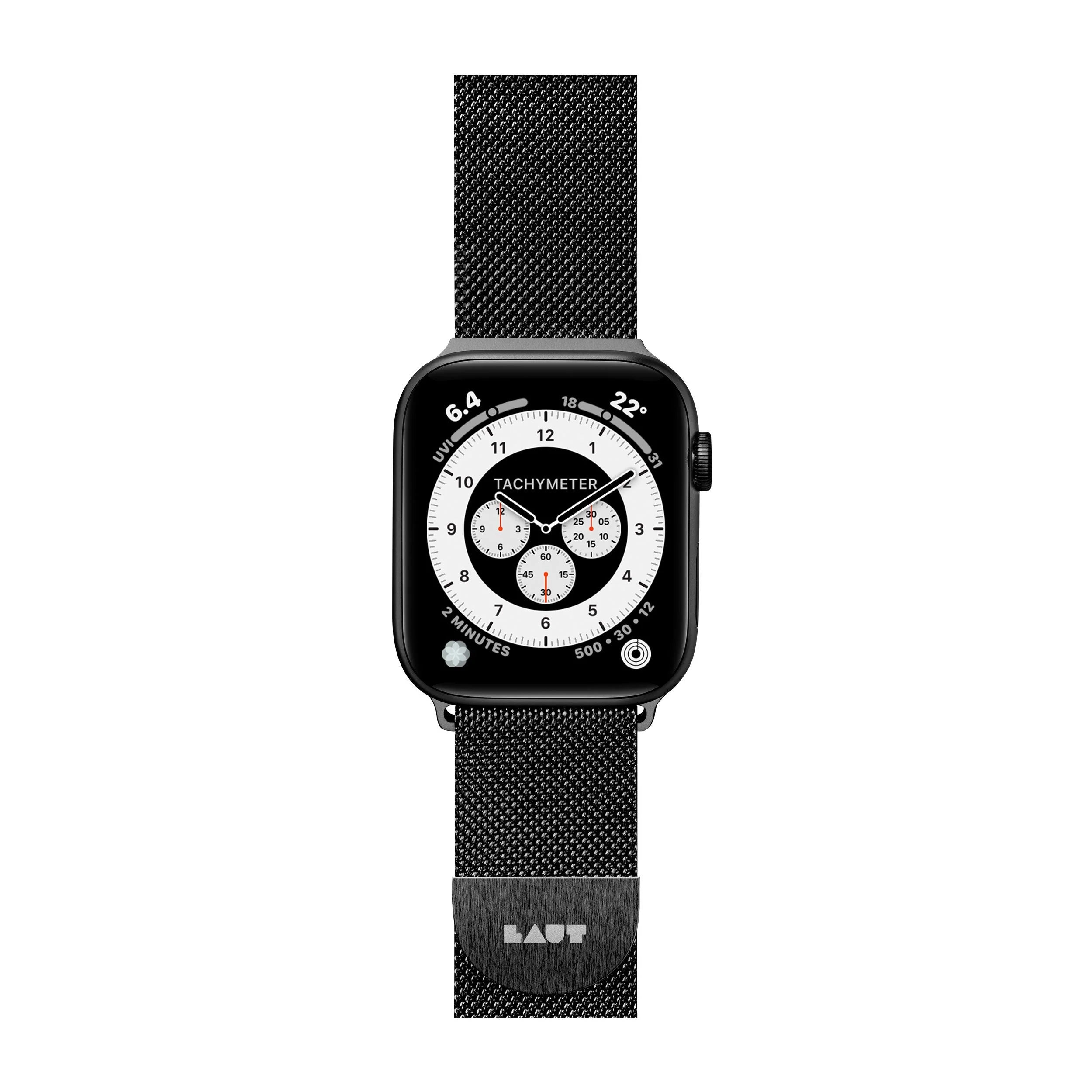 Correa Apple Watch Steel Loop | Laut Negro 38mm 40mm 41mm | Laut - Image 2