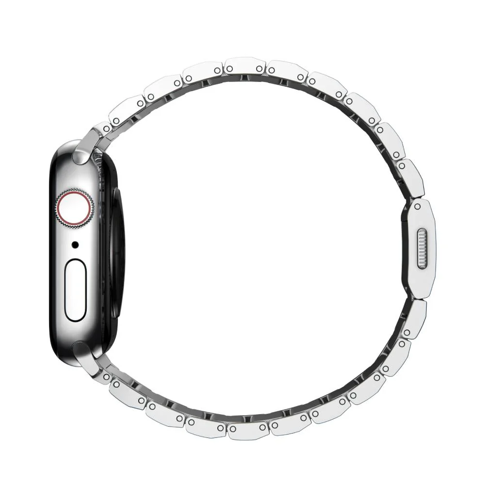 Correa Steel Band para Apple Watch 44/45/49mm plata de Nomad - Image 4