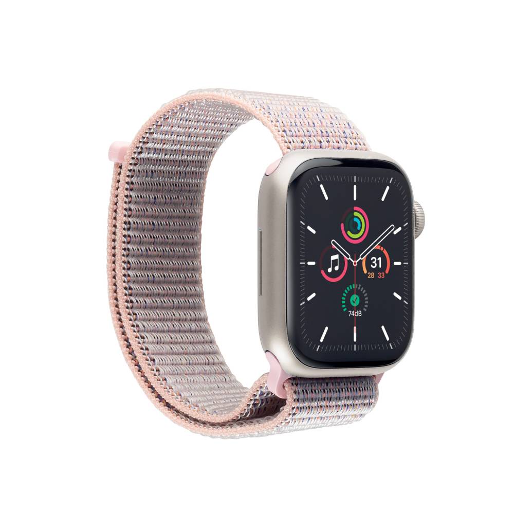 Correa velcro Koa para Apple Watch 38mm 42mm Rosa nube | Rossellimac - Image 2