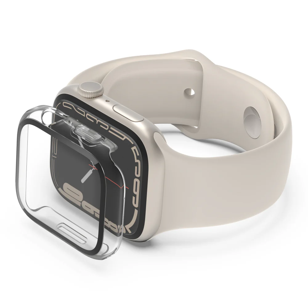 Cristal templado 2en1 para Apple Watch 44/45mm con protección 360 Transparente | Belkin - Image 2