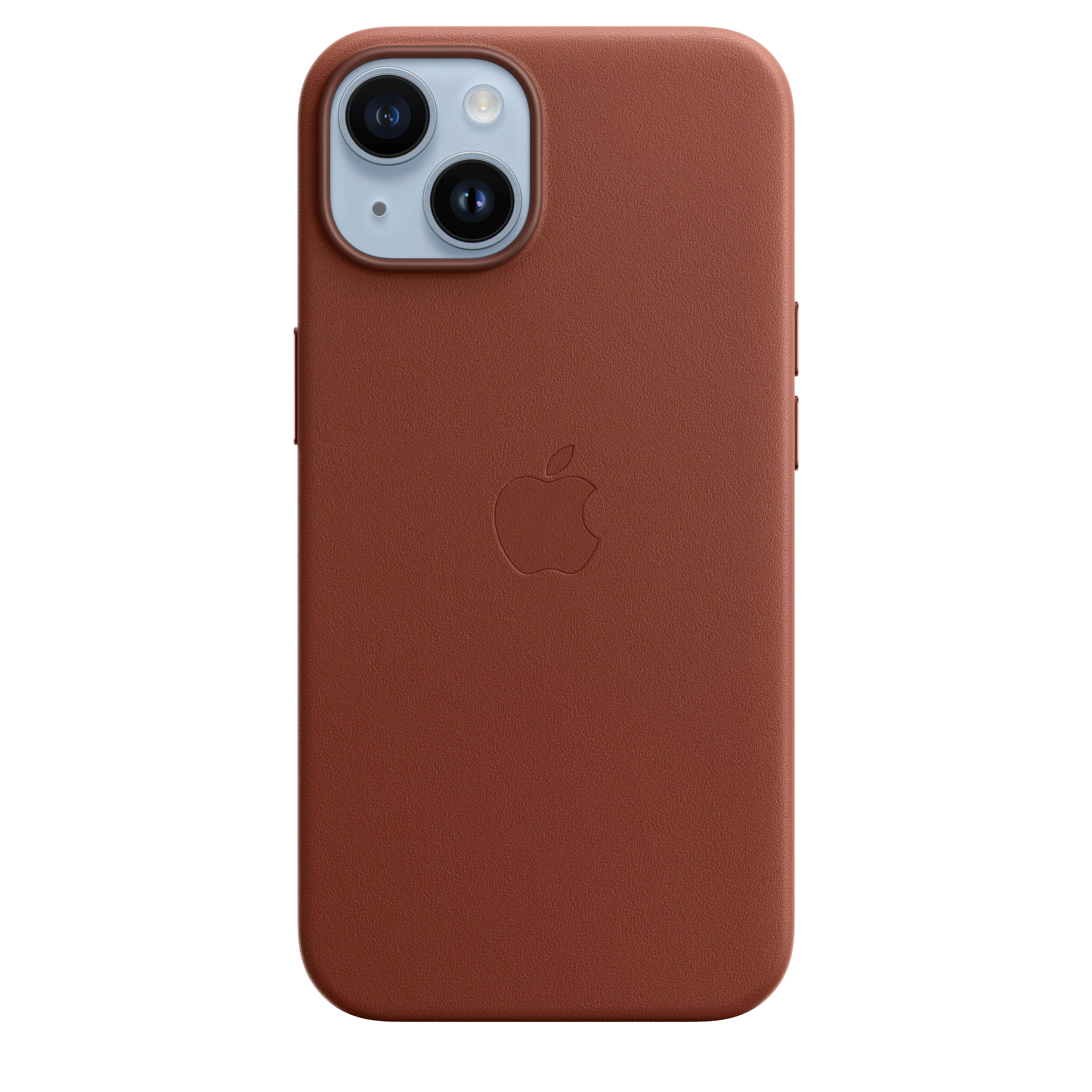 Funda de piel con MagSafe para el iPhone 14 - Ocre oscuro