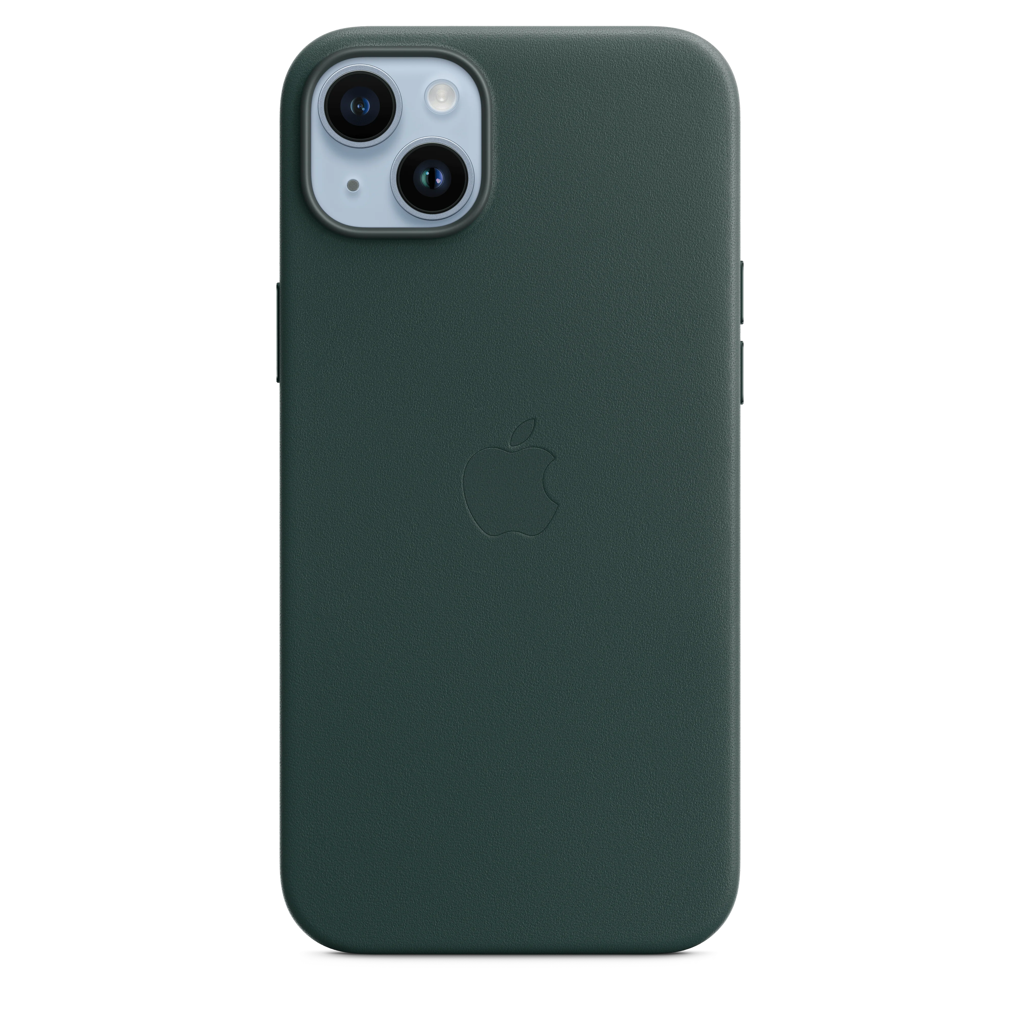 Funda de piel con MagSafe para el iPhone 14 Plus - Verde bosque