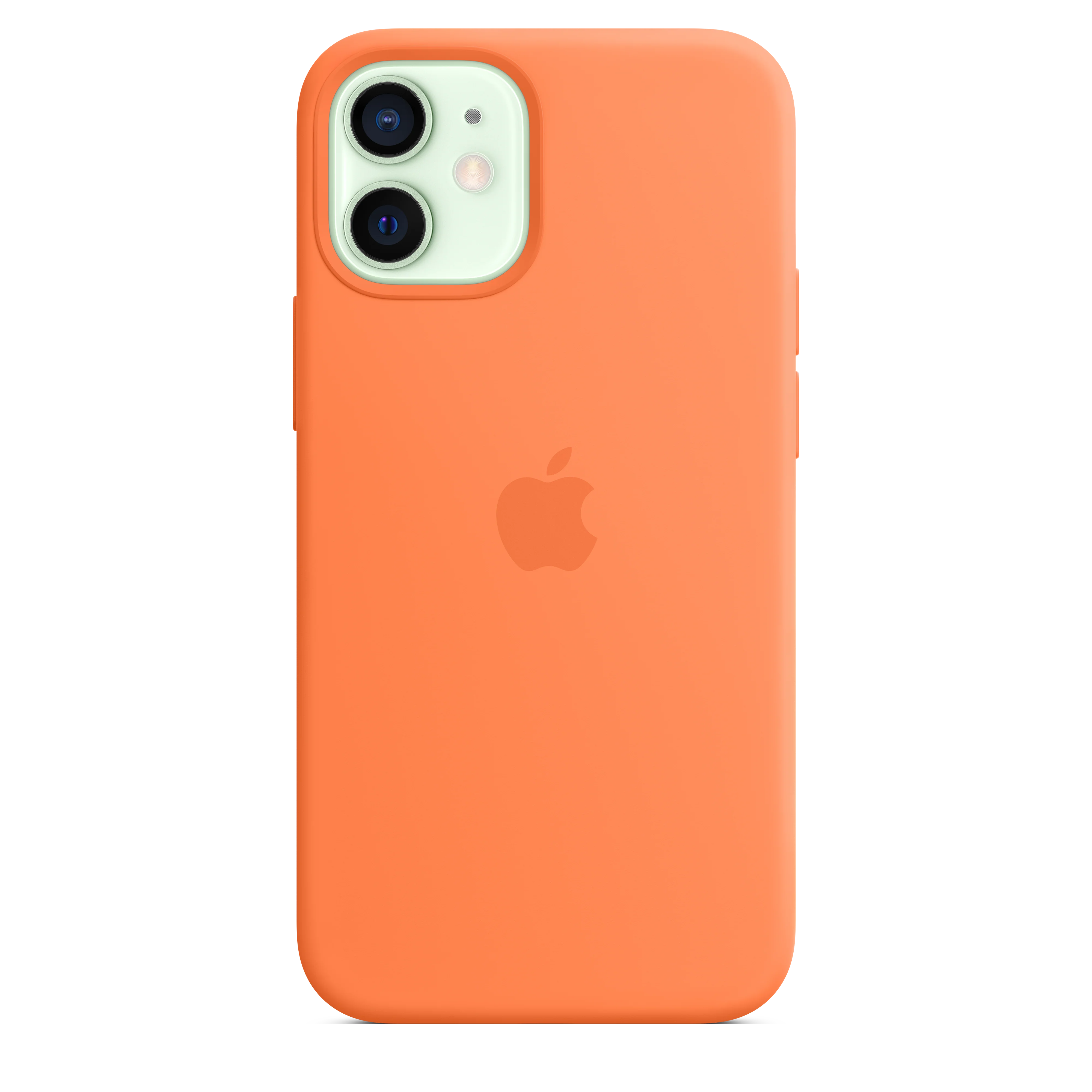 Funda de silicona con MagSafe para el iPhone 12 mini, Naranja kumquat - Image 3