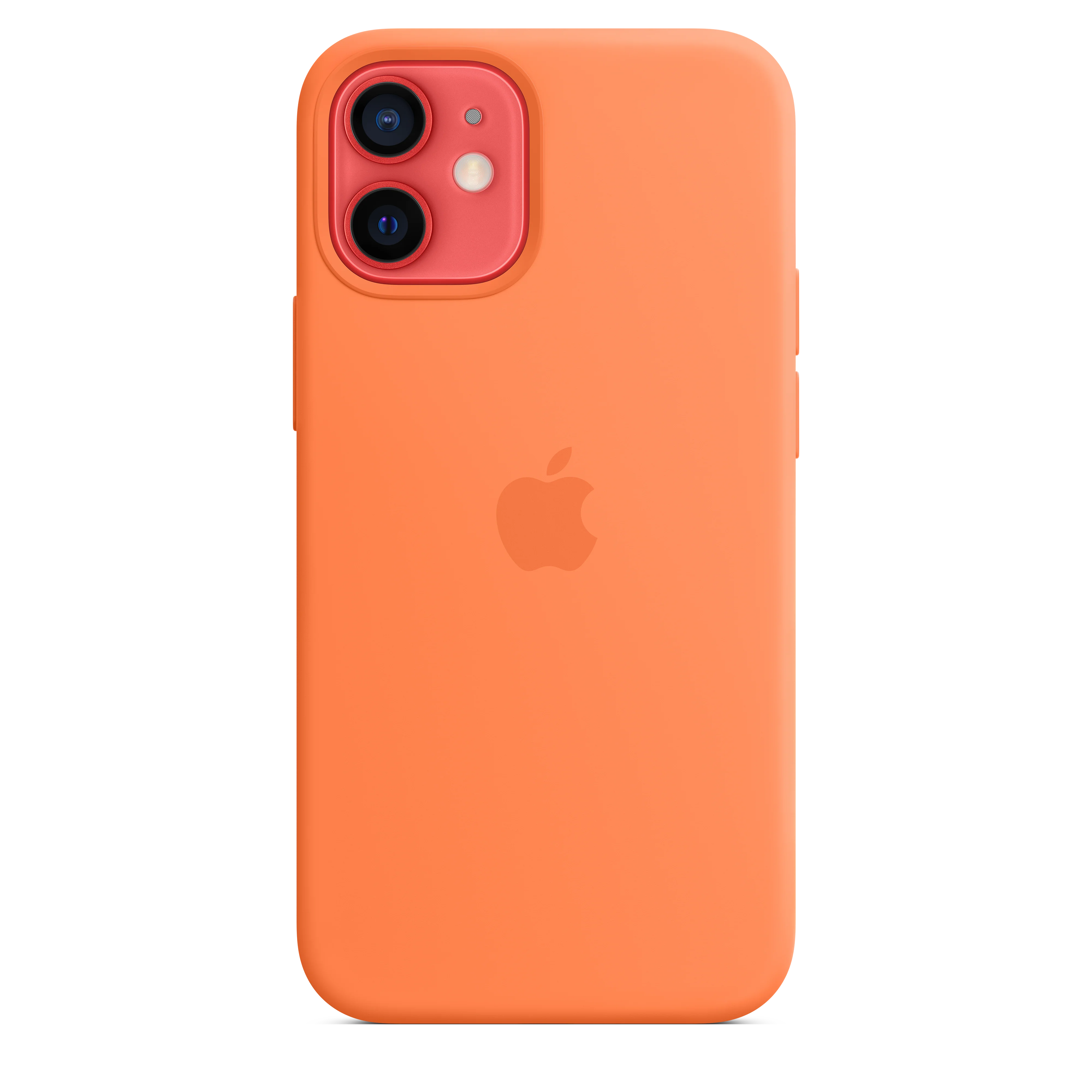 Funda de silicona con MagSafe para el iPhone 12 mini, Naranja kumquat - Image 4