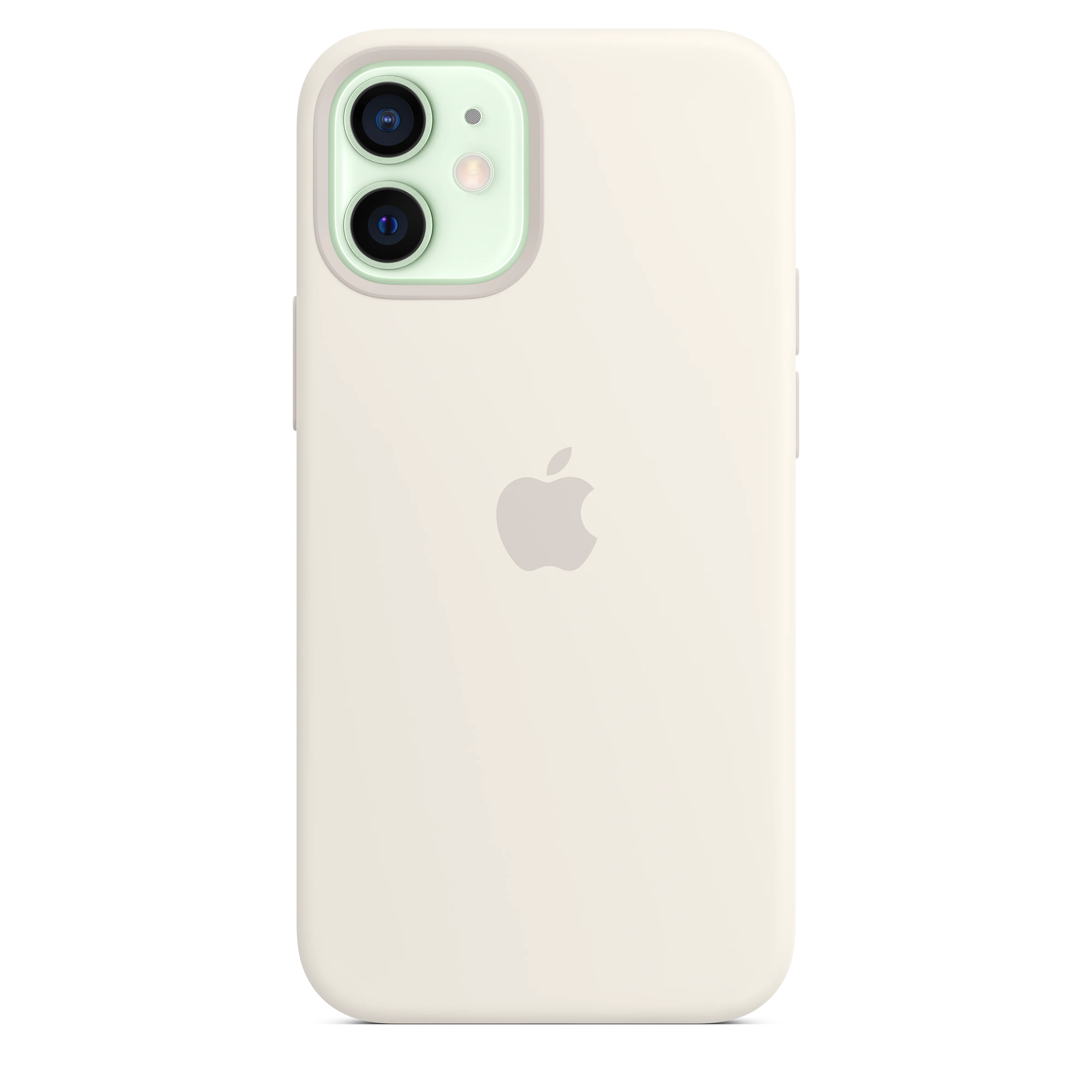Funda de silicona con MagSafe para el iPhone 12 mini, Blanco - Image 3