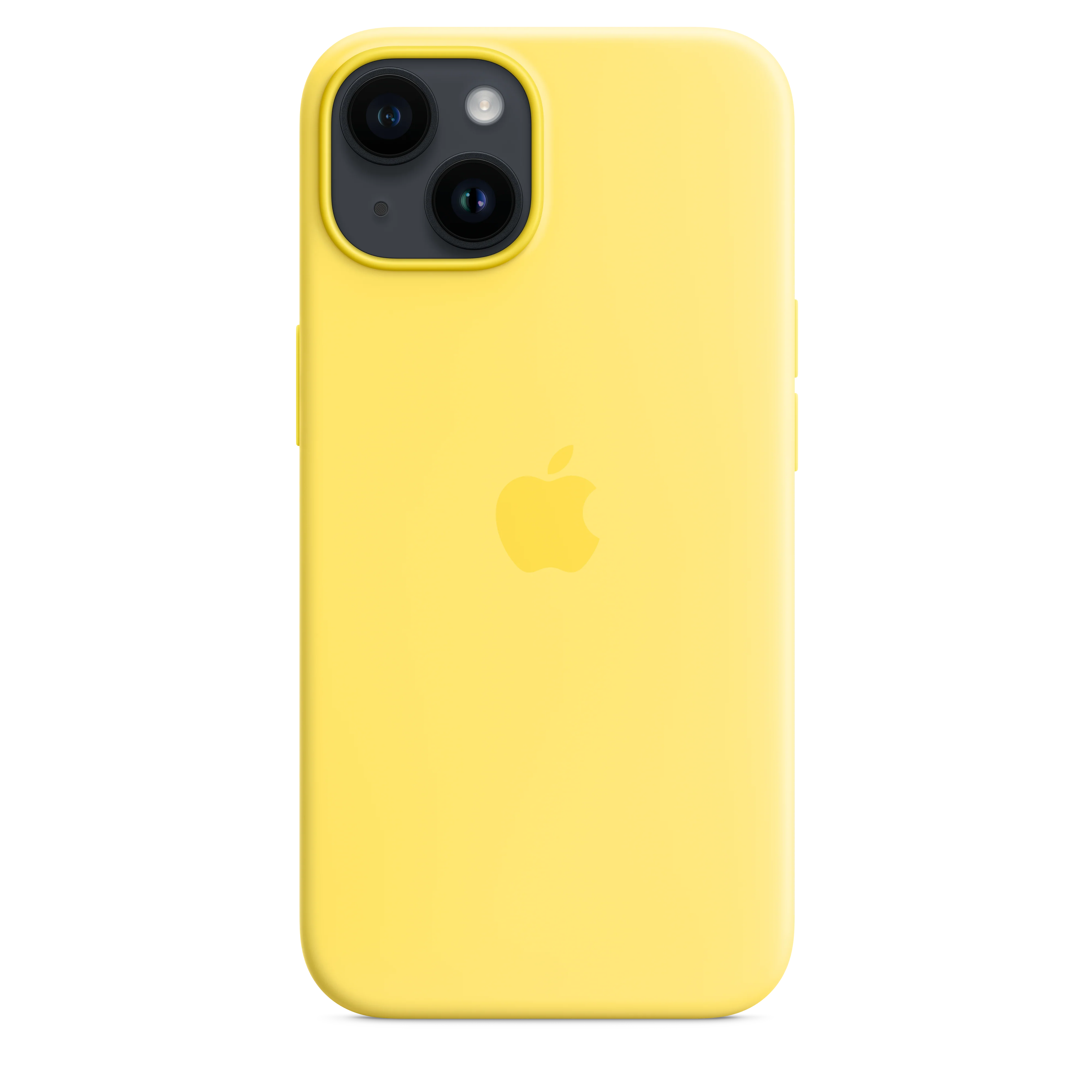 Funda de silicona con MagSafe para el iPhone 14 - Amarillo canario - Image 3