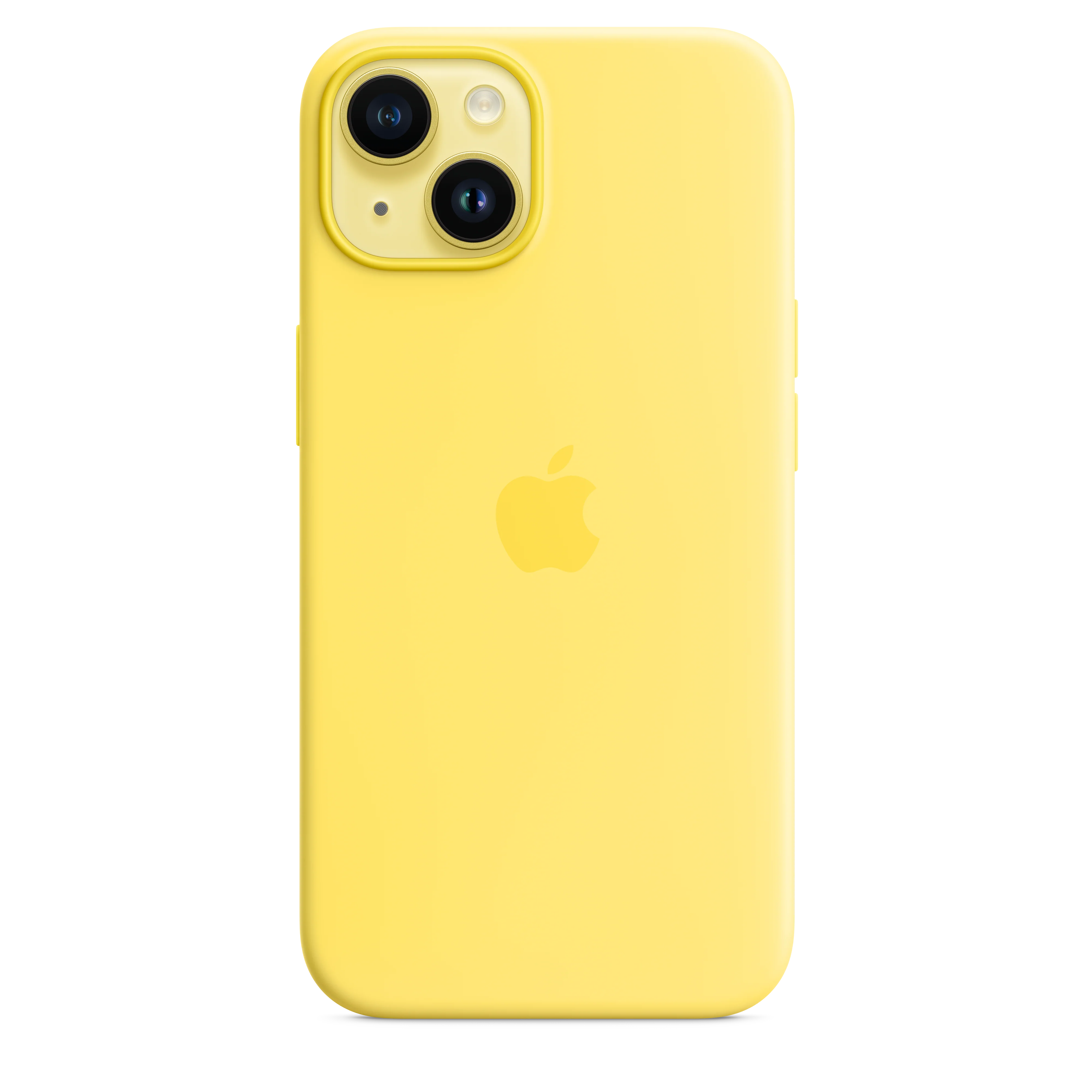 Funda de silicona con MagSafe para el iPhone 14 - Amarillo canario - Image 4