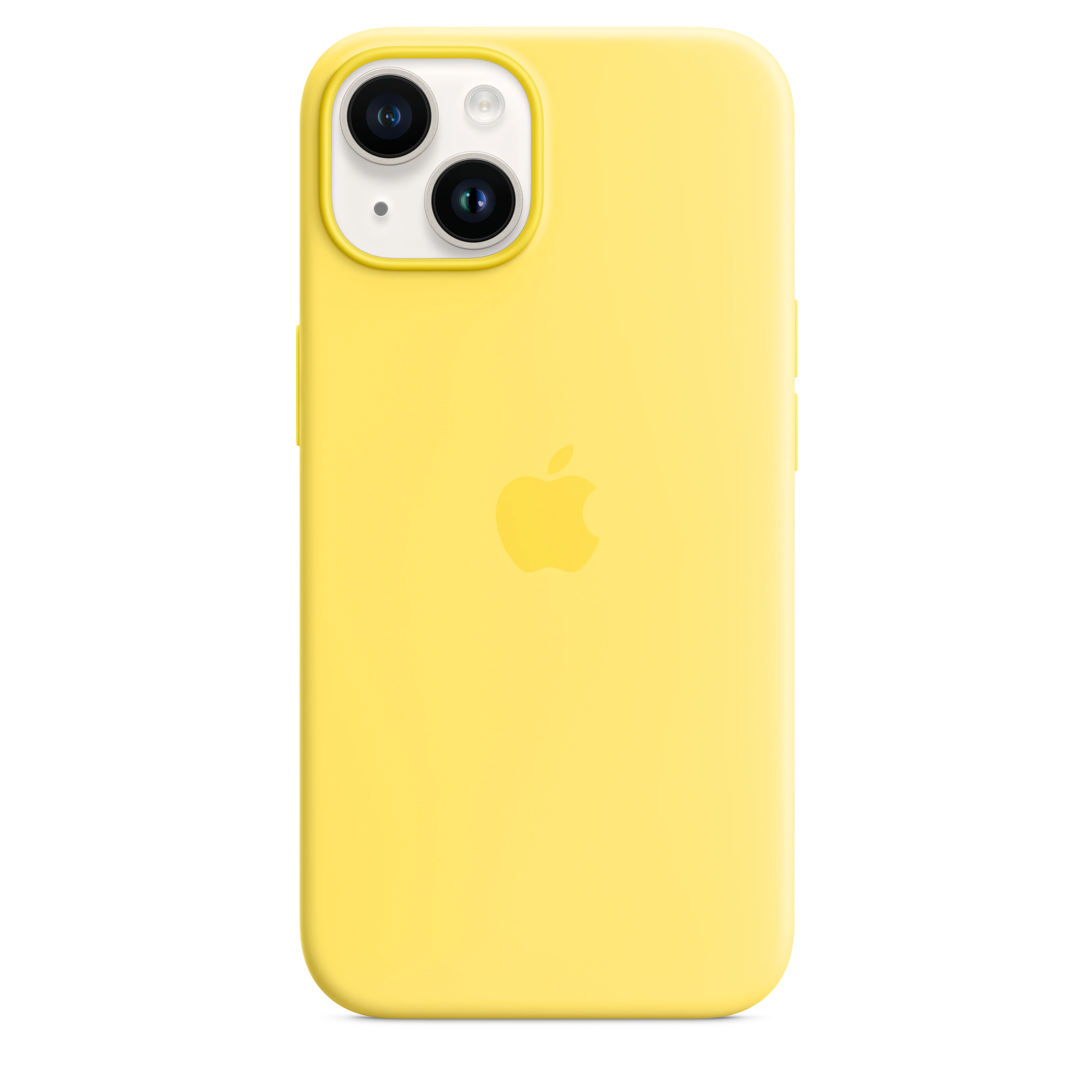 Funda de silicona con MagSafe para el iPhone 14 - Amarillo canario - Image 5