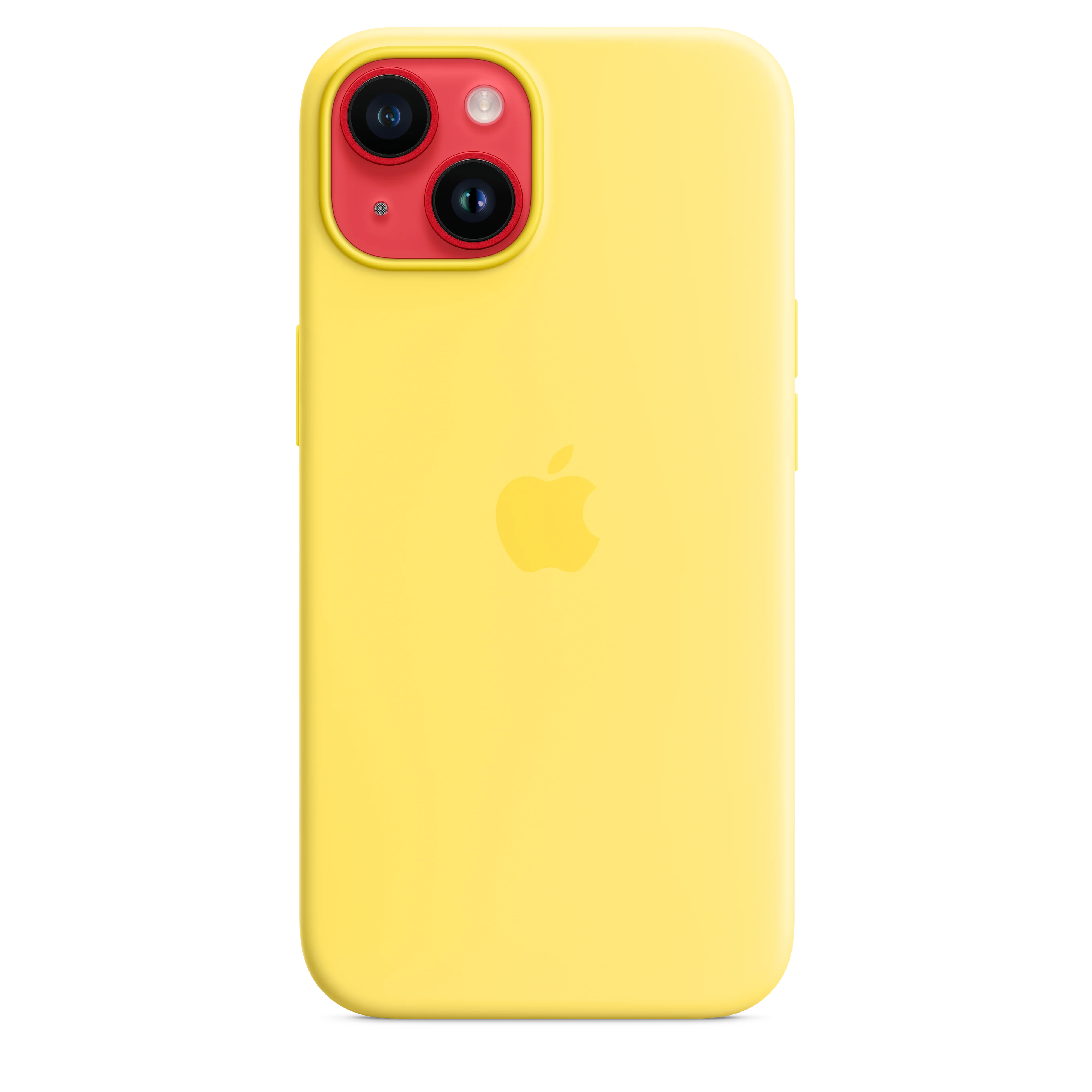 Funda de silicona con MagSafe para el iPhone 14 - Amarillo canario - Image 6