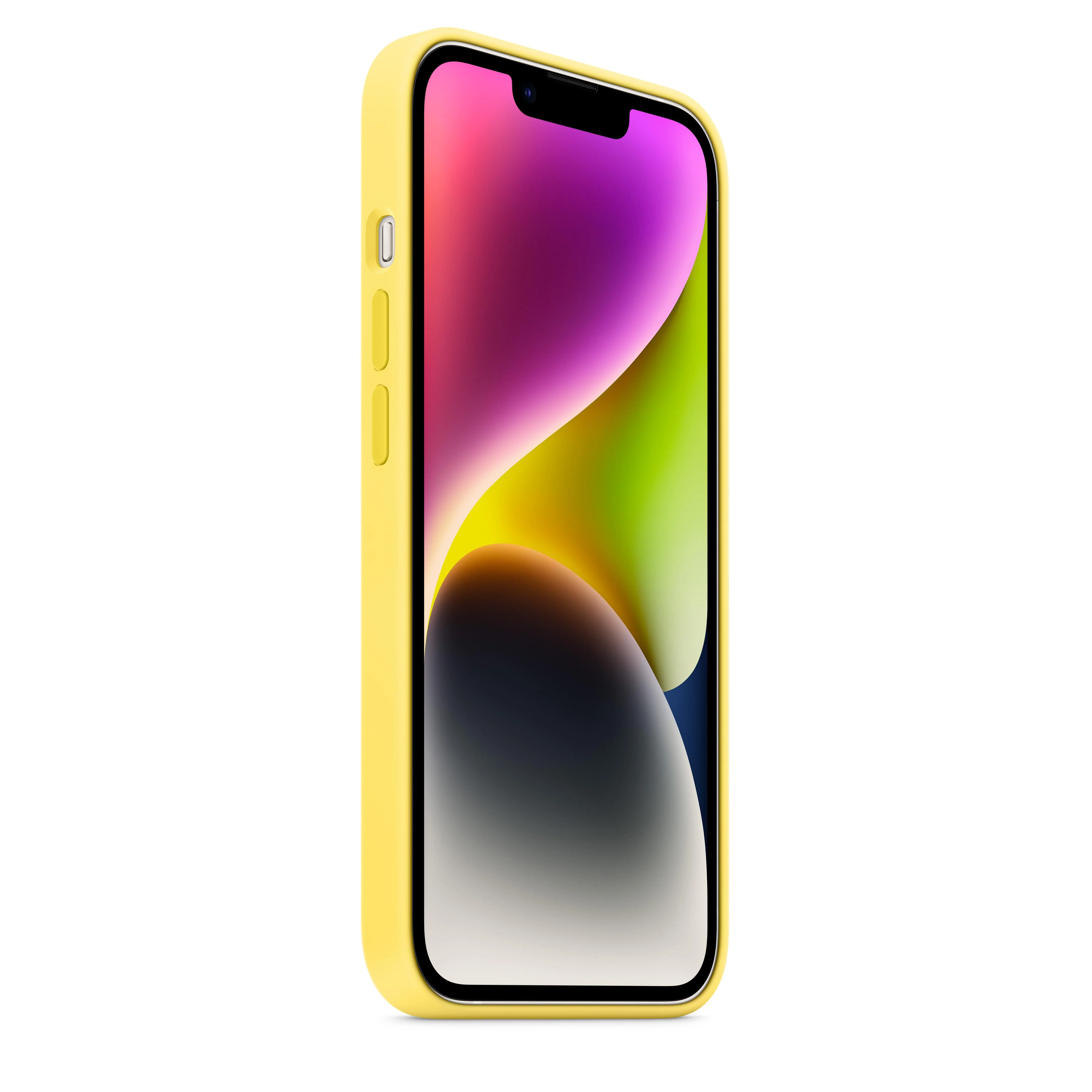 Funda de silicona con MagSafe para el iPhone 14 - Amarillo canario - Image 8