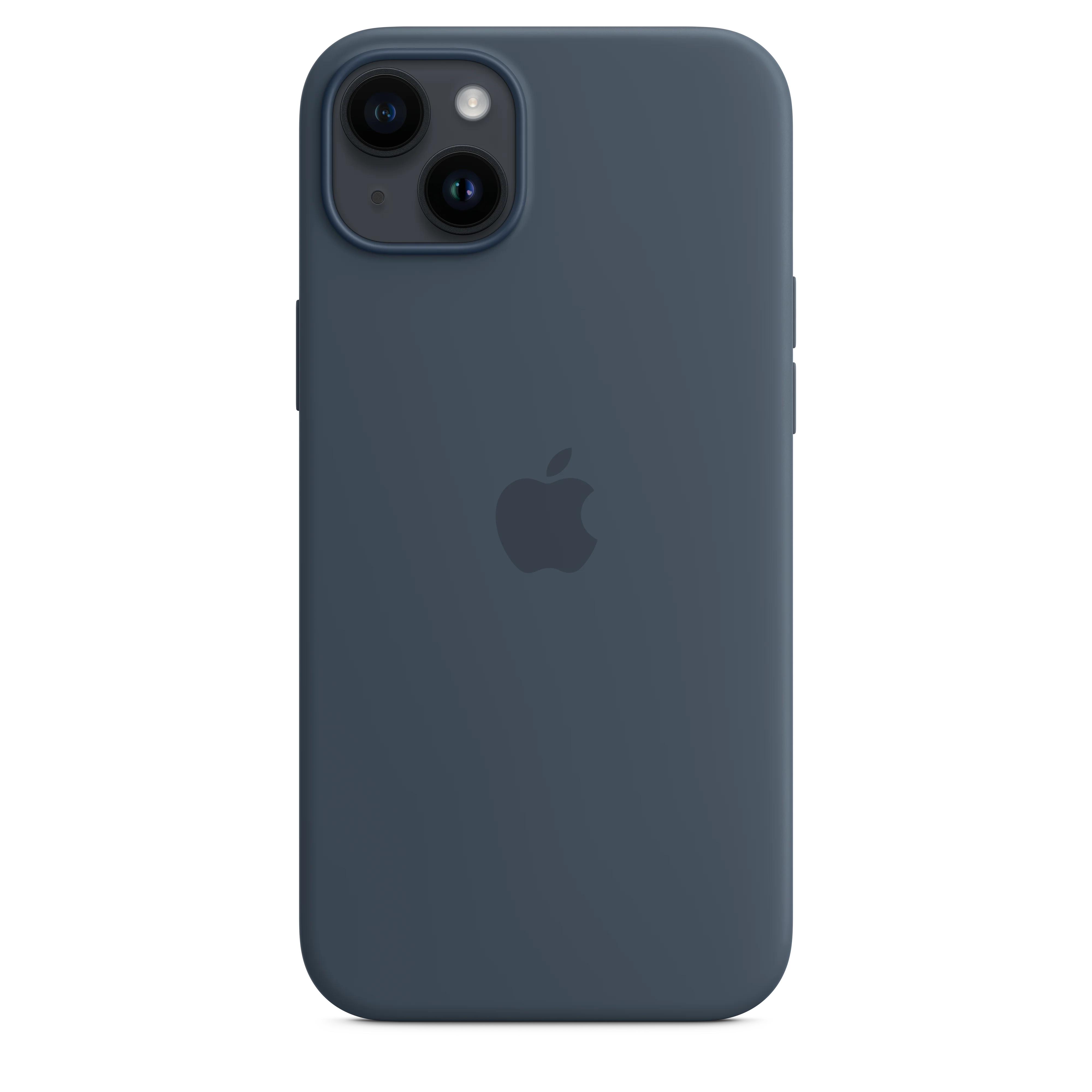 Funda de silicona con MagSafe para el iPhone 14 Plus - Azul tempestad - Image 3