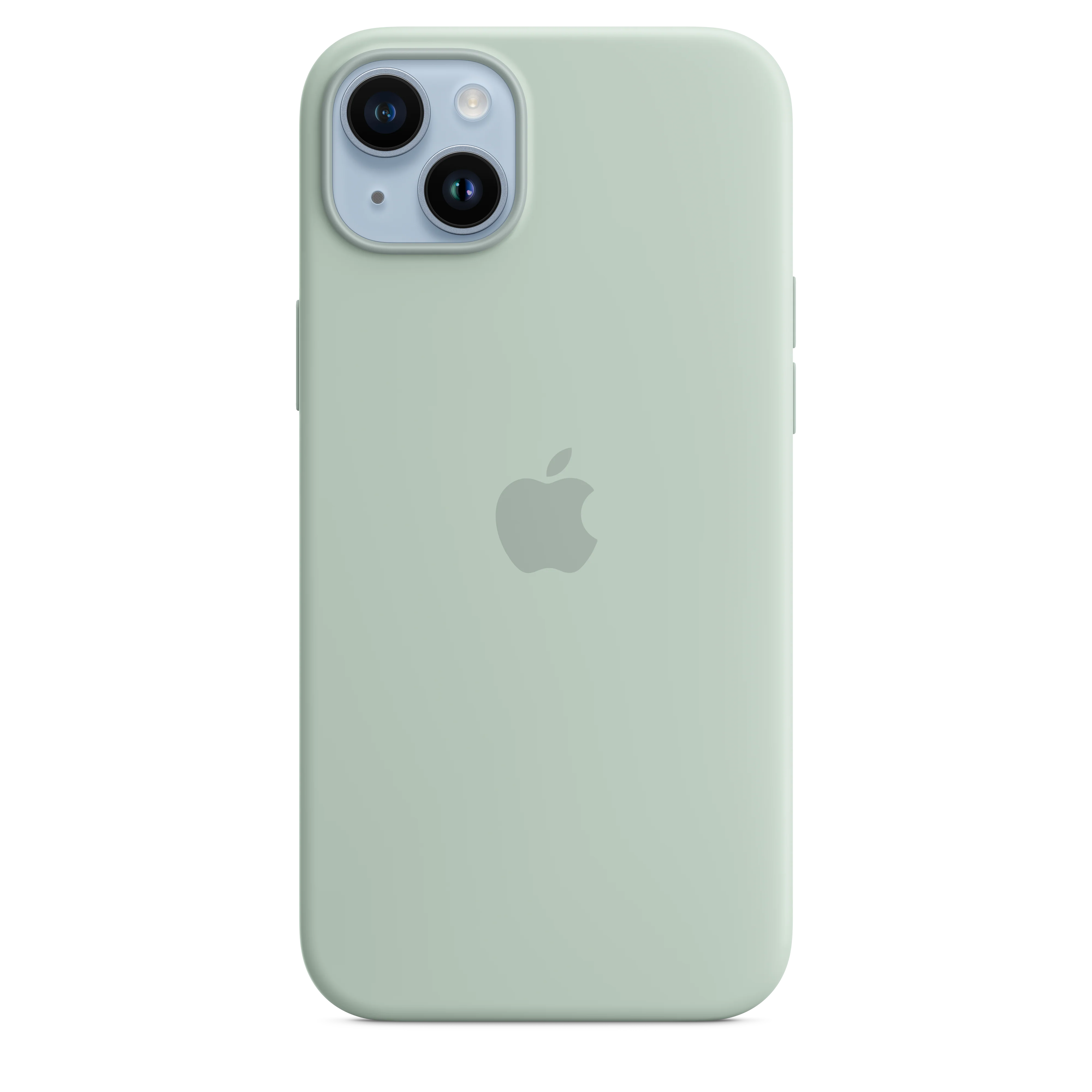 Funda de silicona con MagSafe para el iPhone 14 Plus - Suculenta