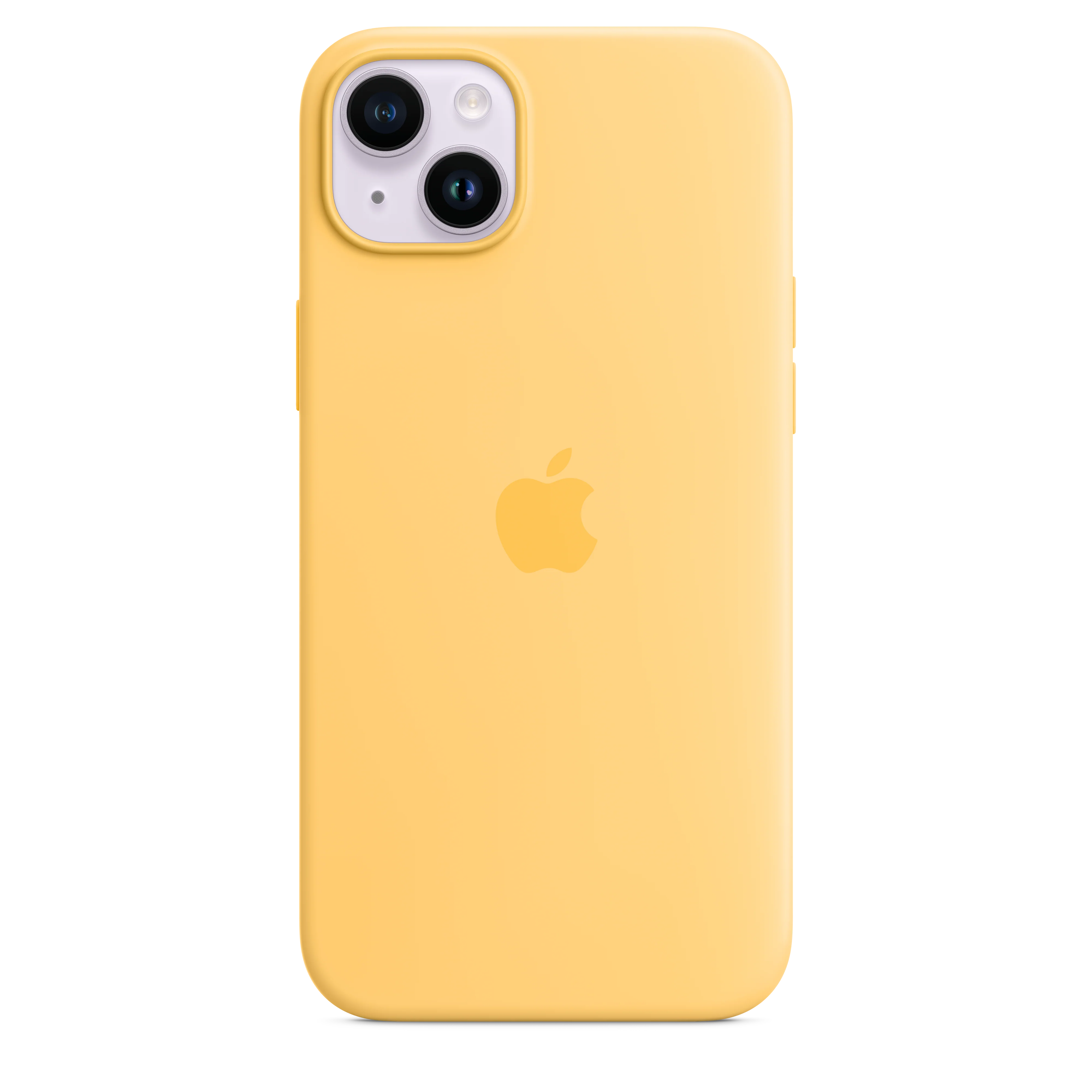 Funda de silicona con MagSafe para el iPhone 14 Plus - Resplandor solar - Image 2