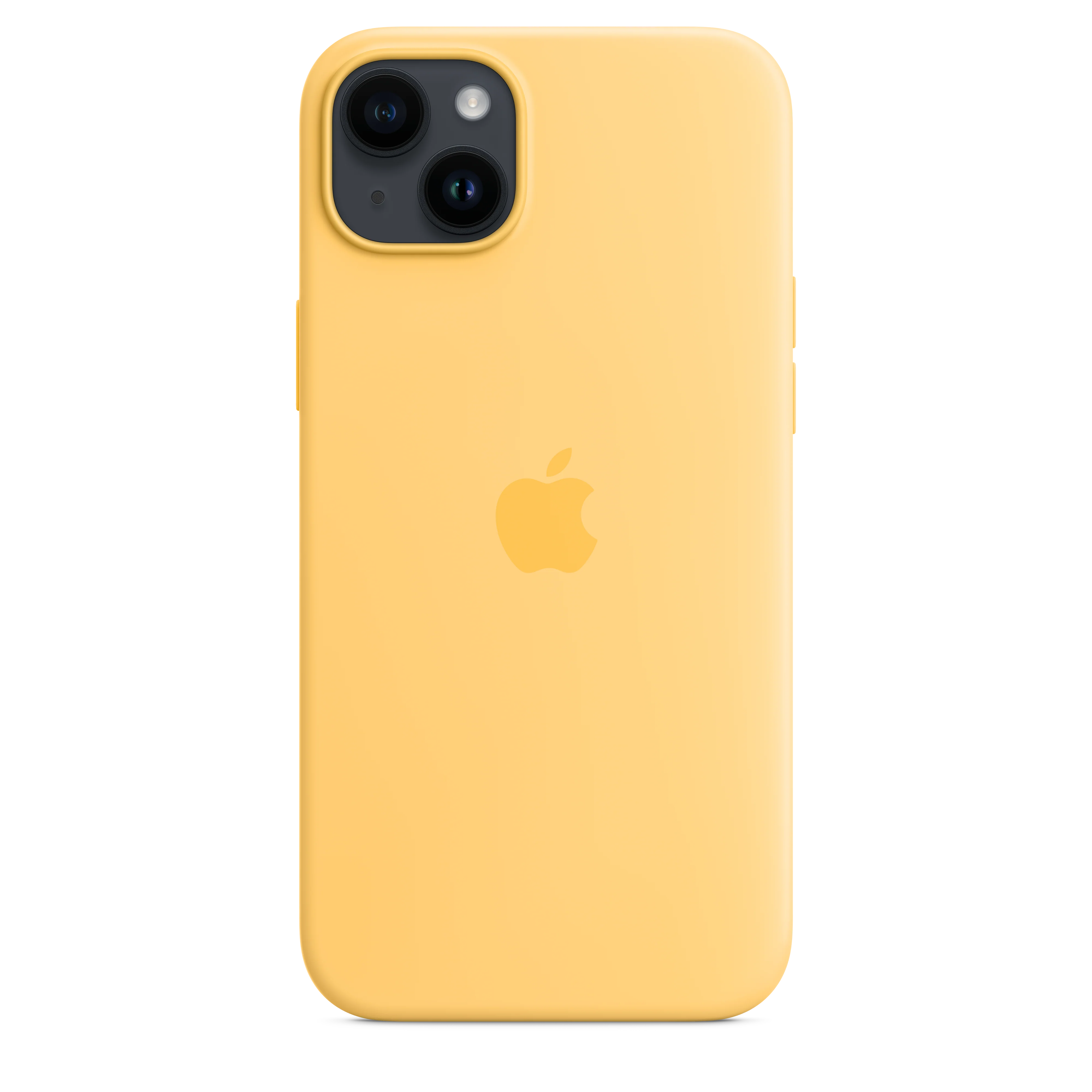 Funda de silicona con MagSafe para el iPhone 14 Plus - Resplandor solar - Image 3