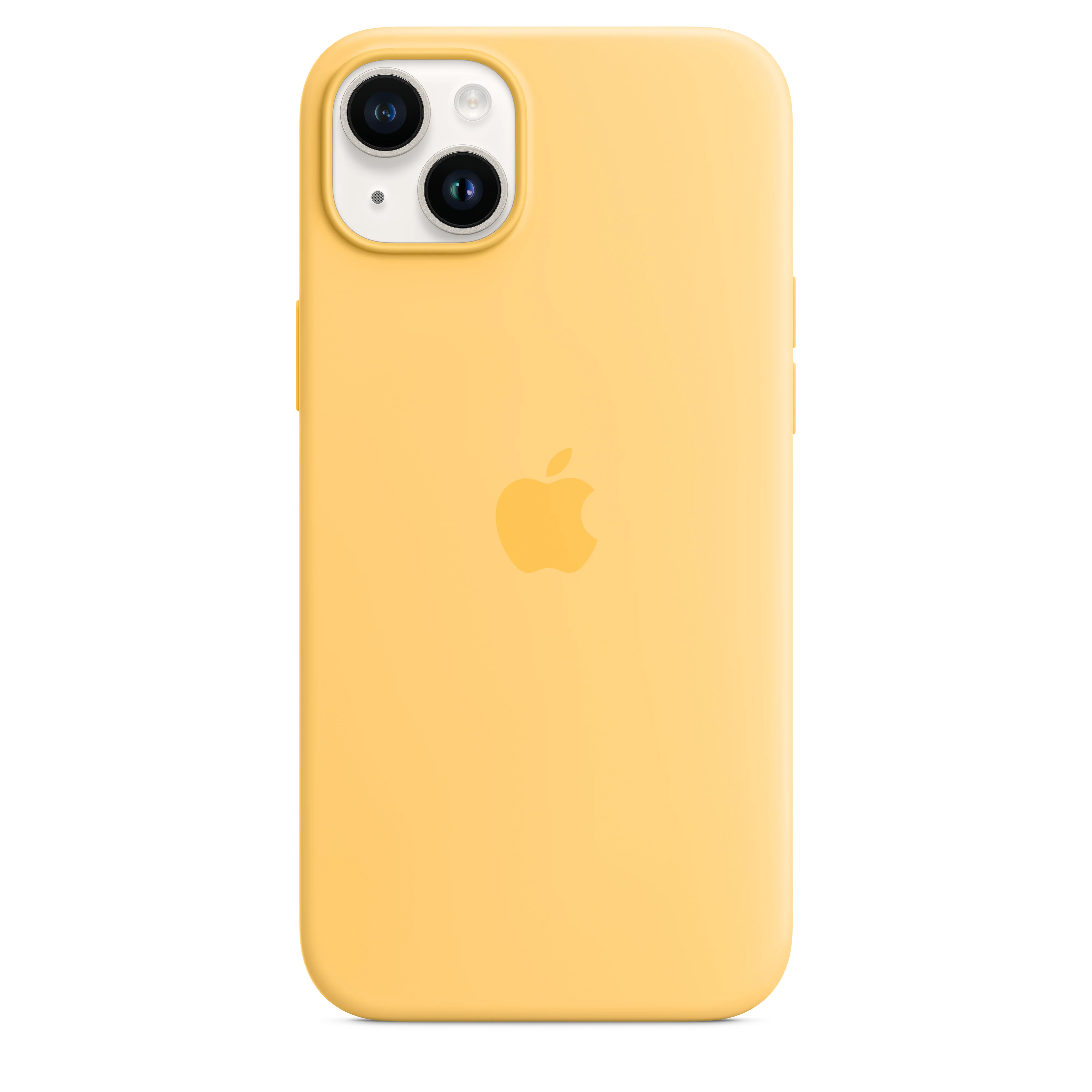 Funda de silicona con MagSafe para el iPhone 14 Plus - Resplandor solar - Image 4