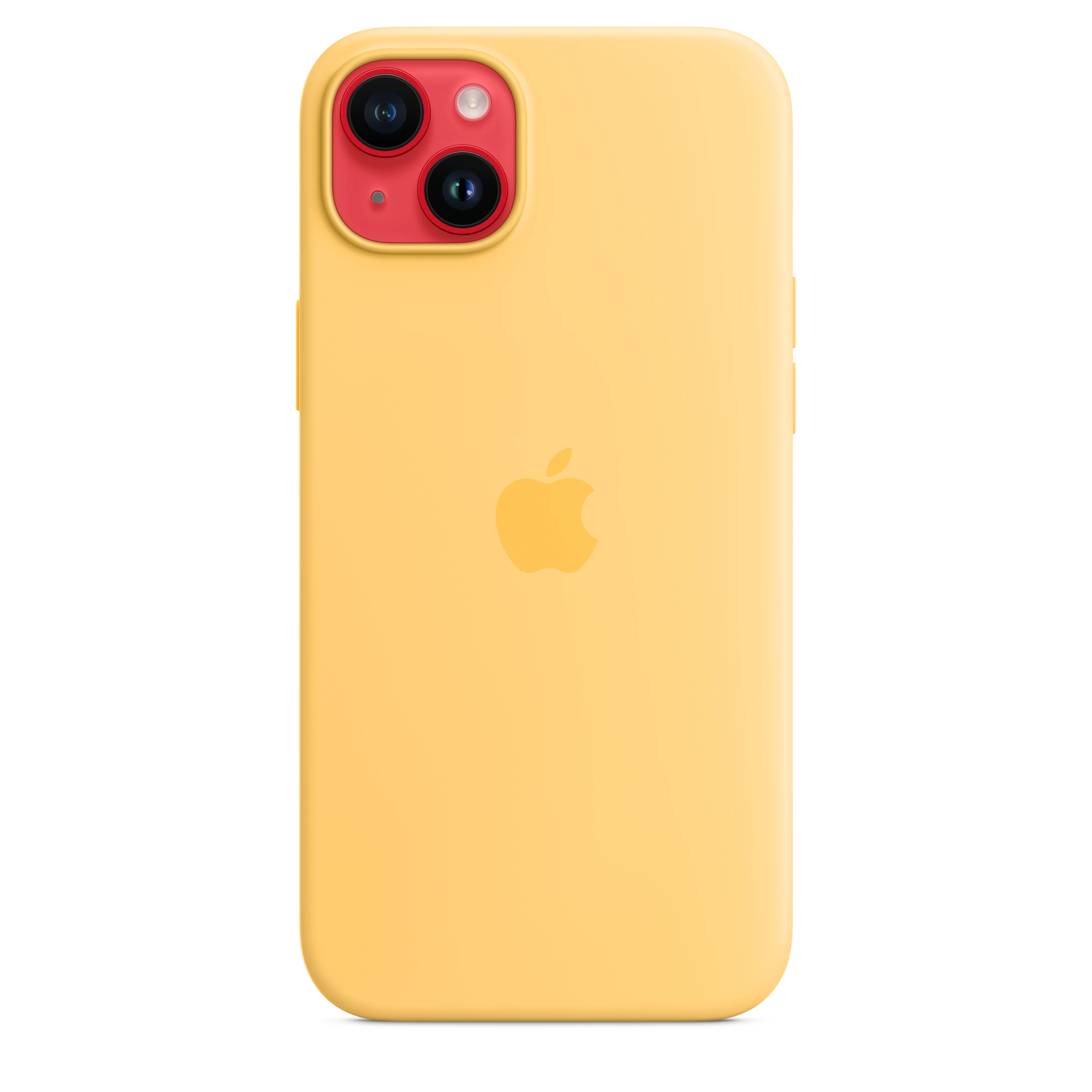 Funda de silicona con MagSafe para el iPhone 14 Plus - Resplandor solar - Image 5
