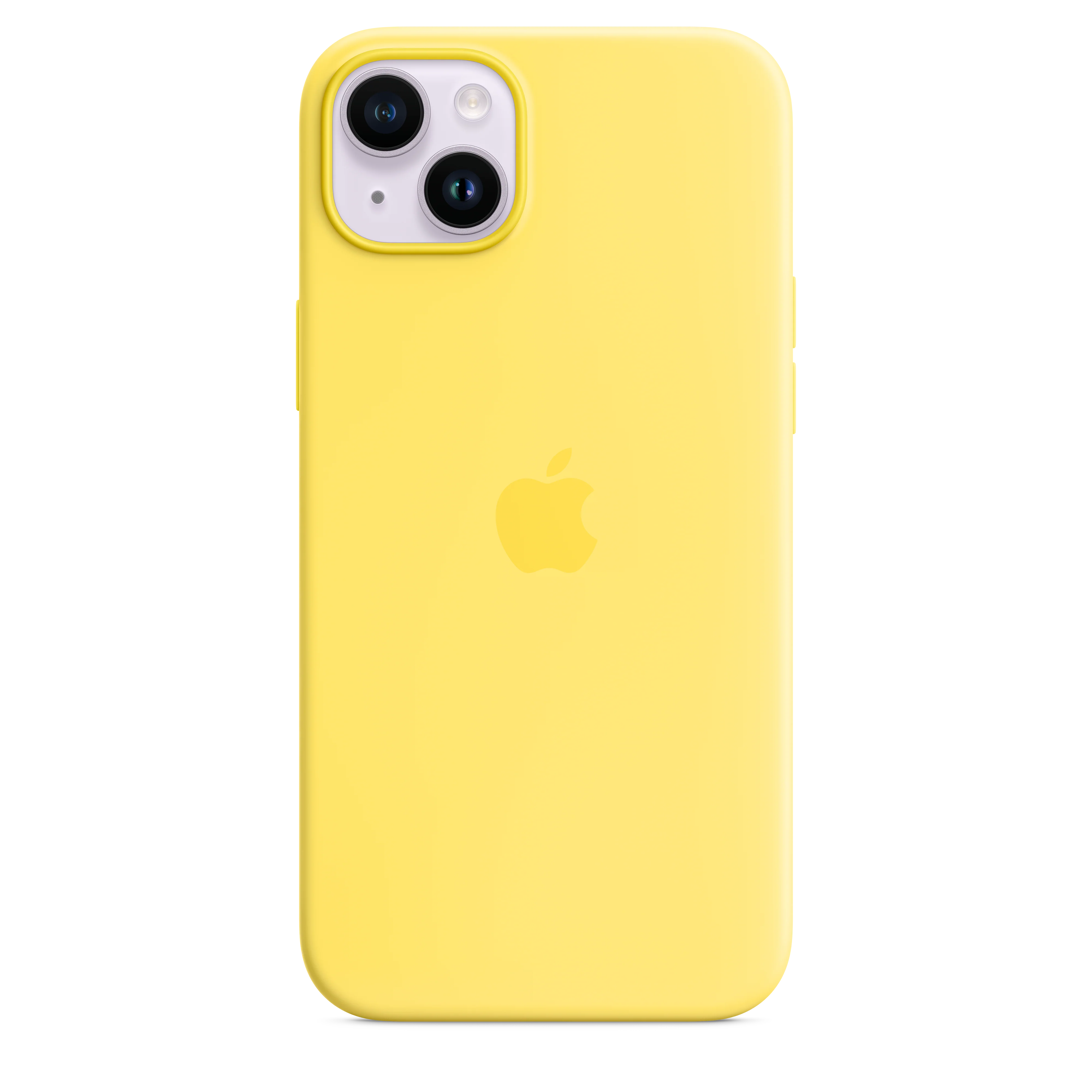 Funda de silicona con MagSafe para el iPhone 14 Plus - Amarillo canario - Image 2
