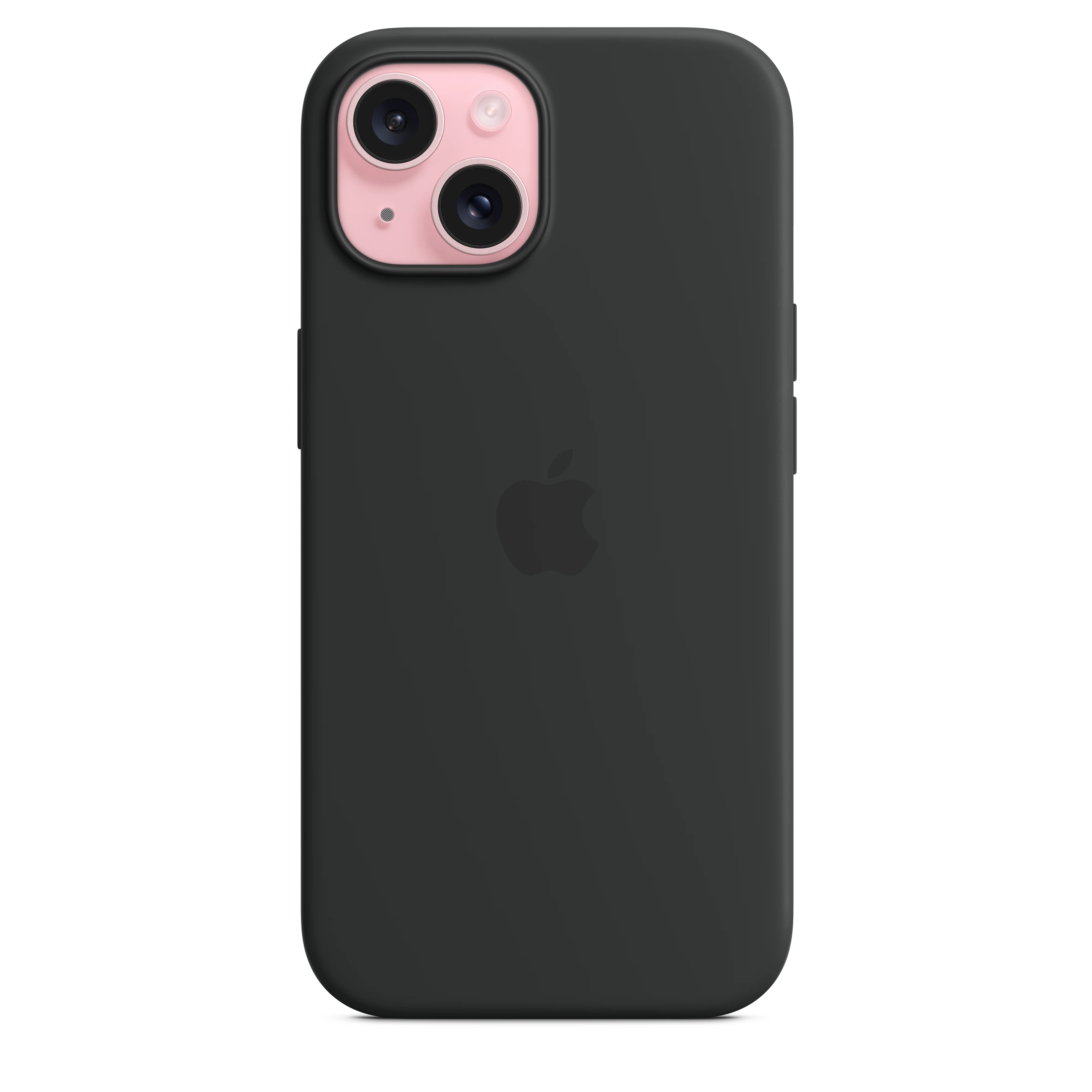 Funda de silicona con MagSafe para el iPhone 15 - Negro - Image 2