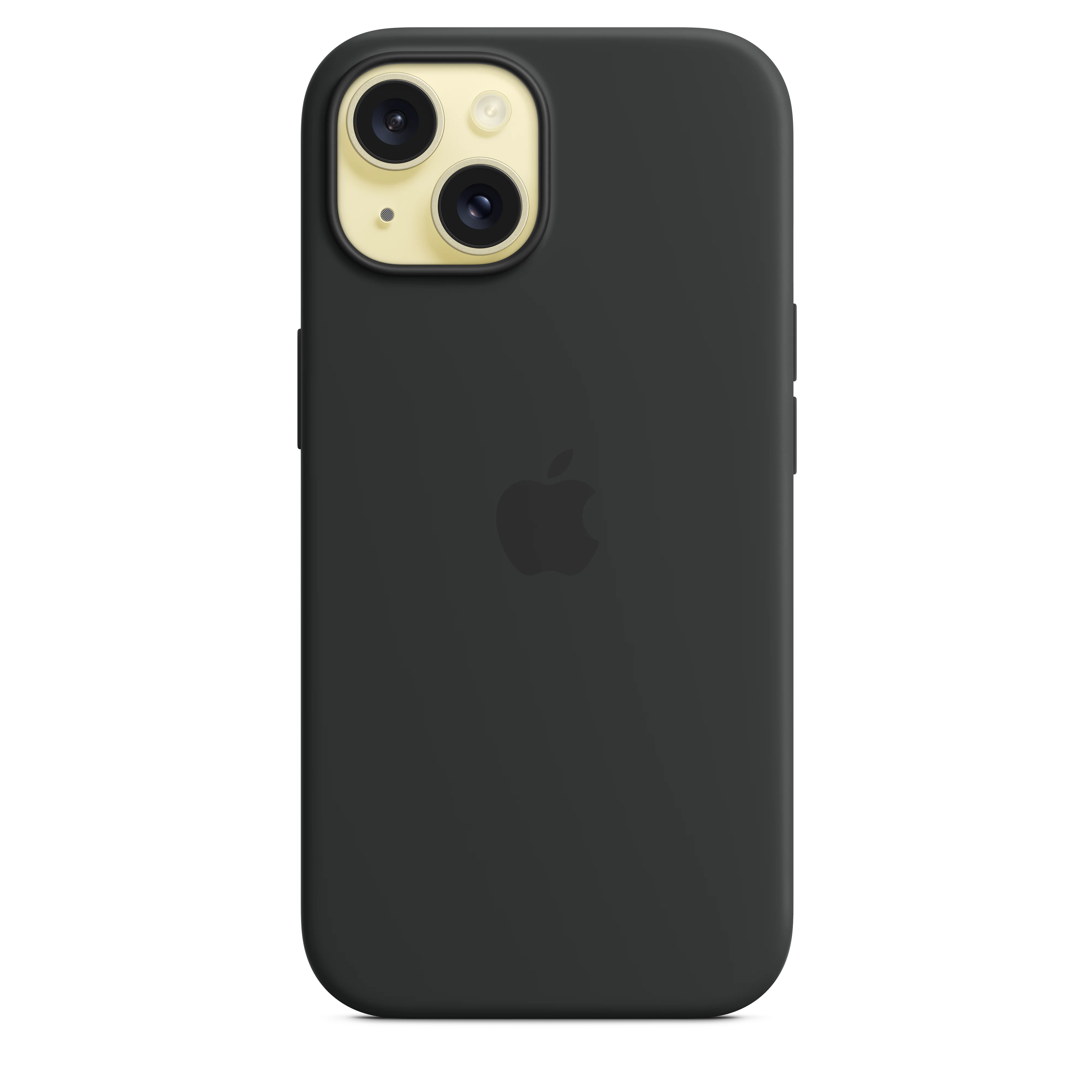 Funda de silicona con MagSafe para el iPhone 15 - Negro - Image 3