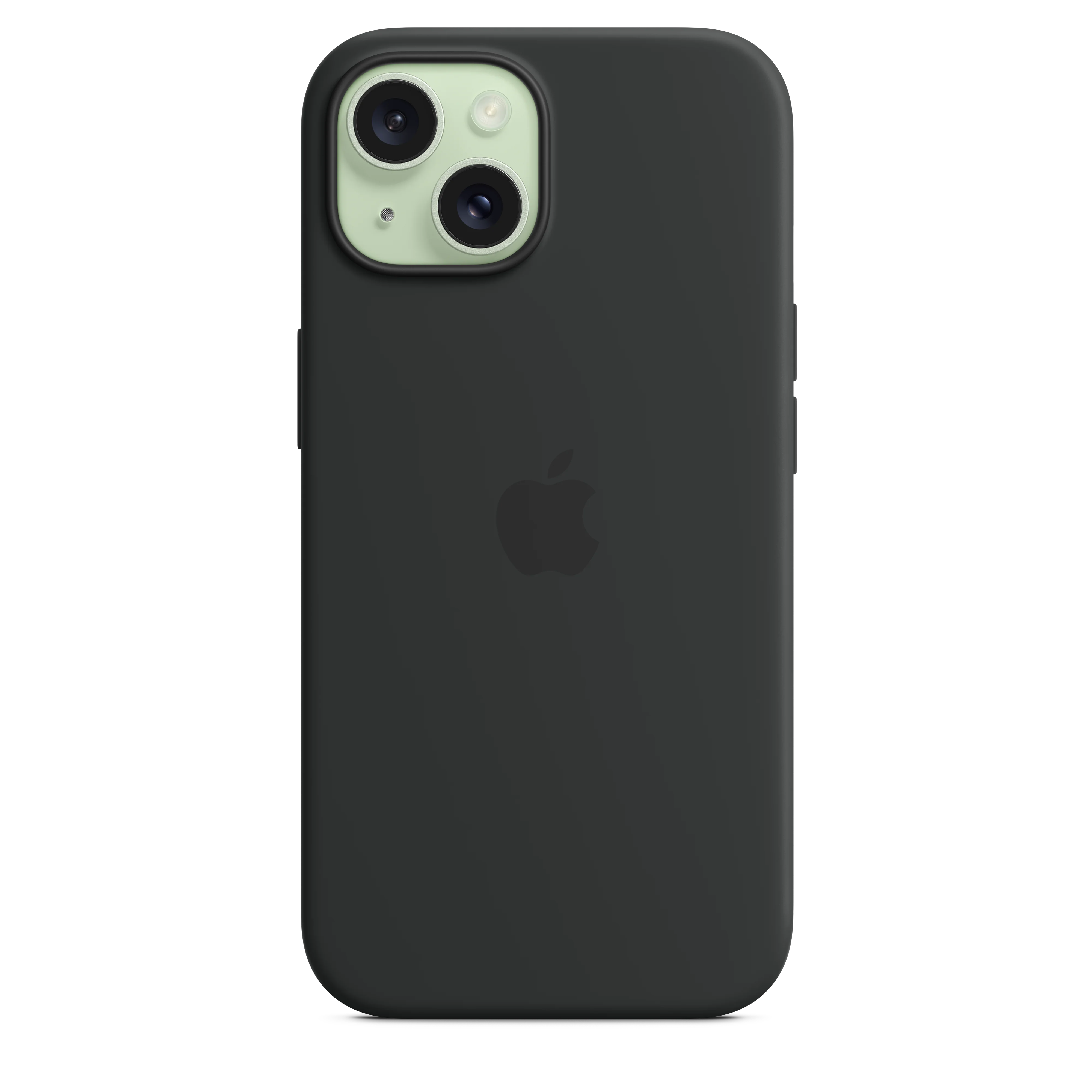 Funda de silicona con MagSafe para el iPhone 15 - Negro - Image 4