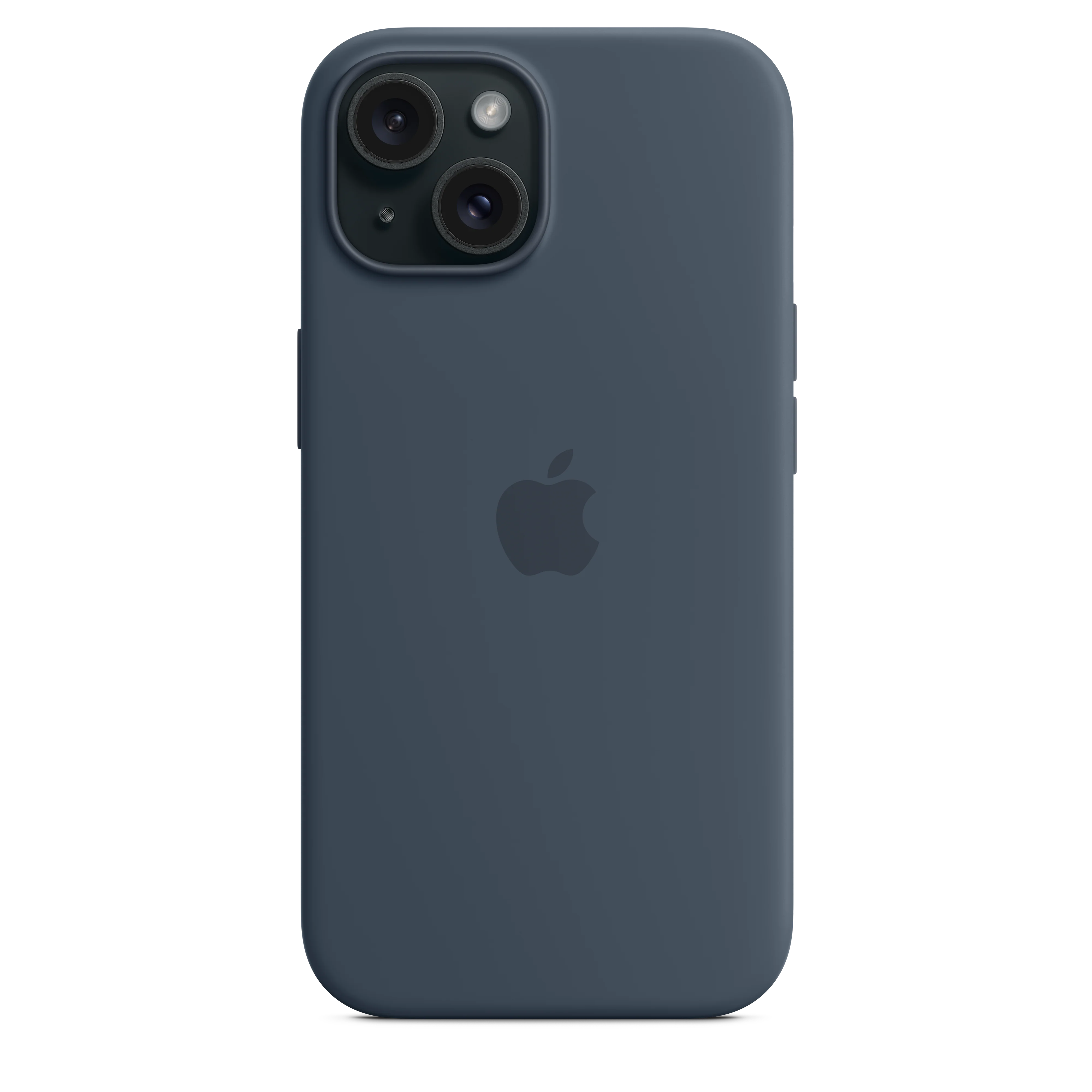 Funda de silicona con MagSafe para el iPhone 15 - Azul tempestad - Image 5