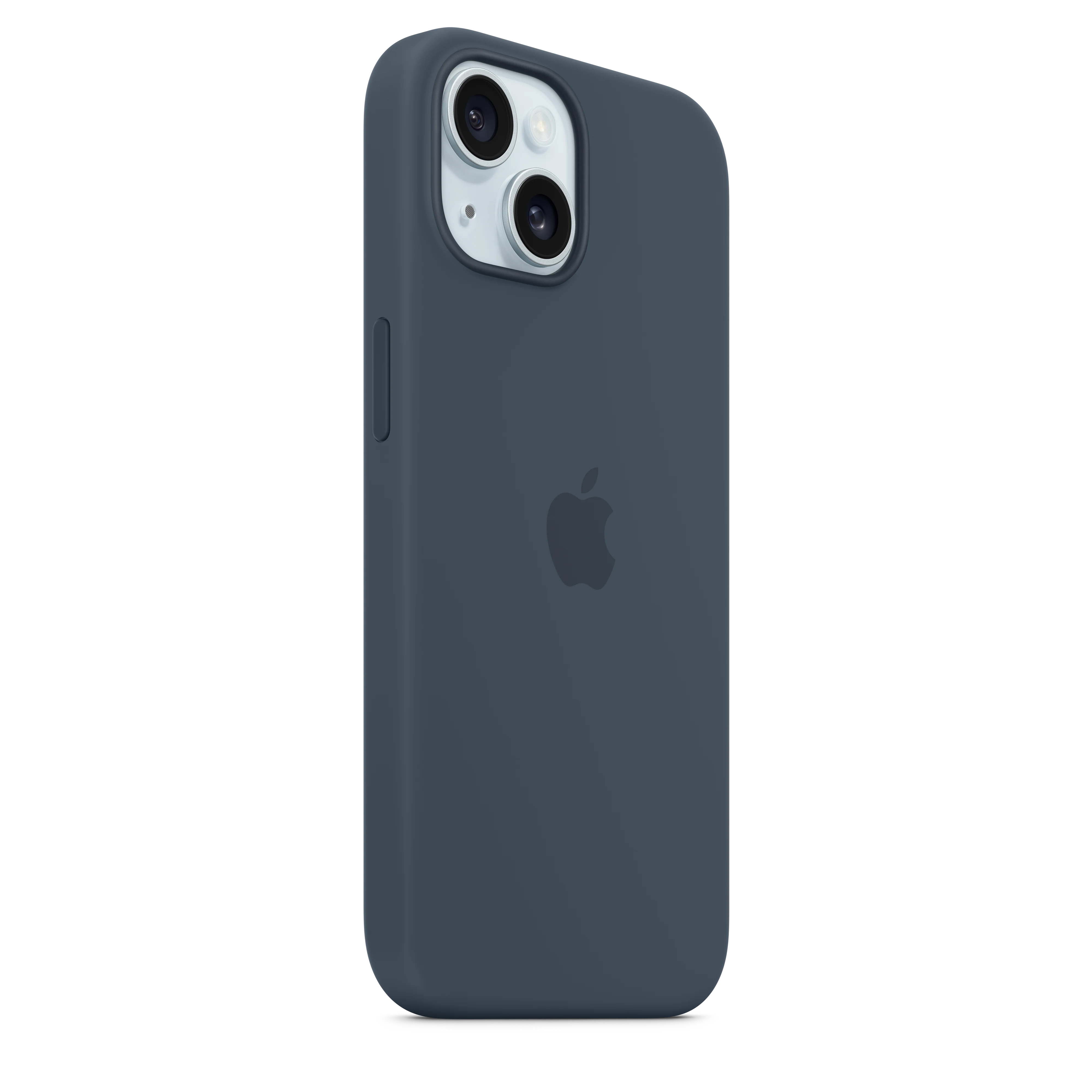 Funda de silicona con MagSafe para el iPhone 15 - Azul tempestad - Image 6