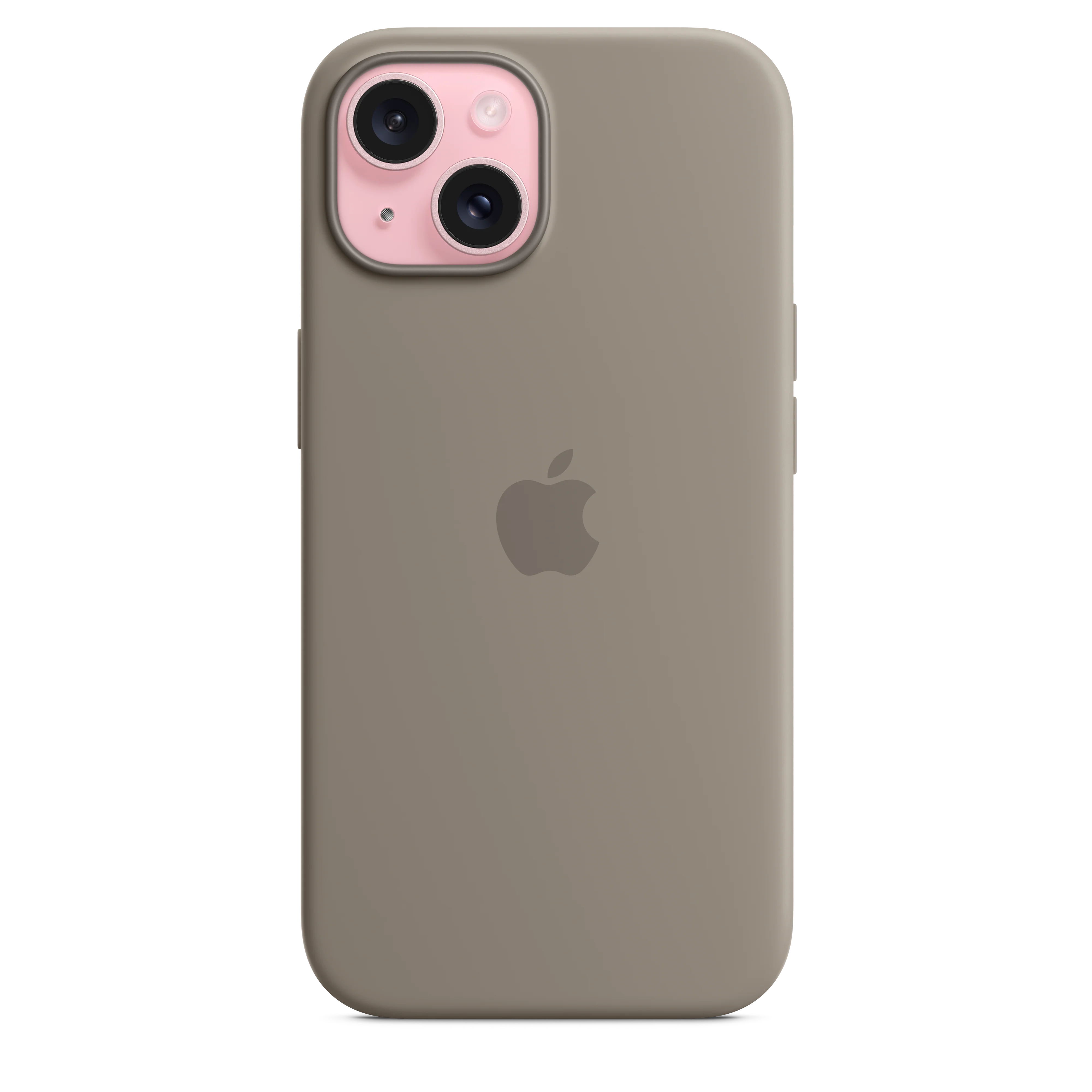 Funda de silicona con MagSafe para el iPhone 15 - Arcilla - Image 2