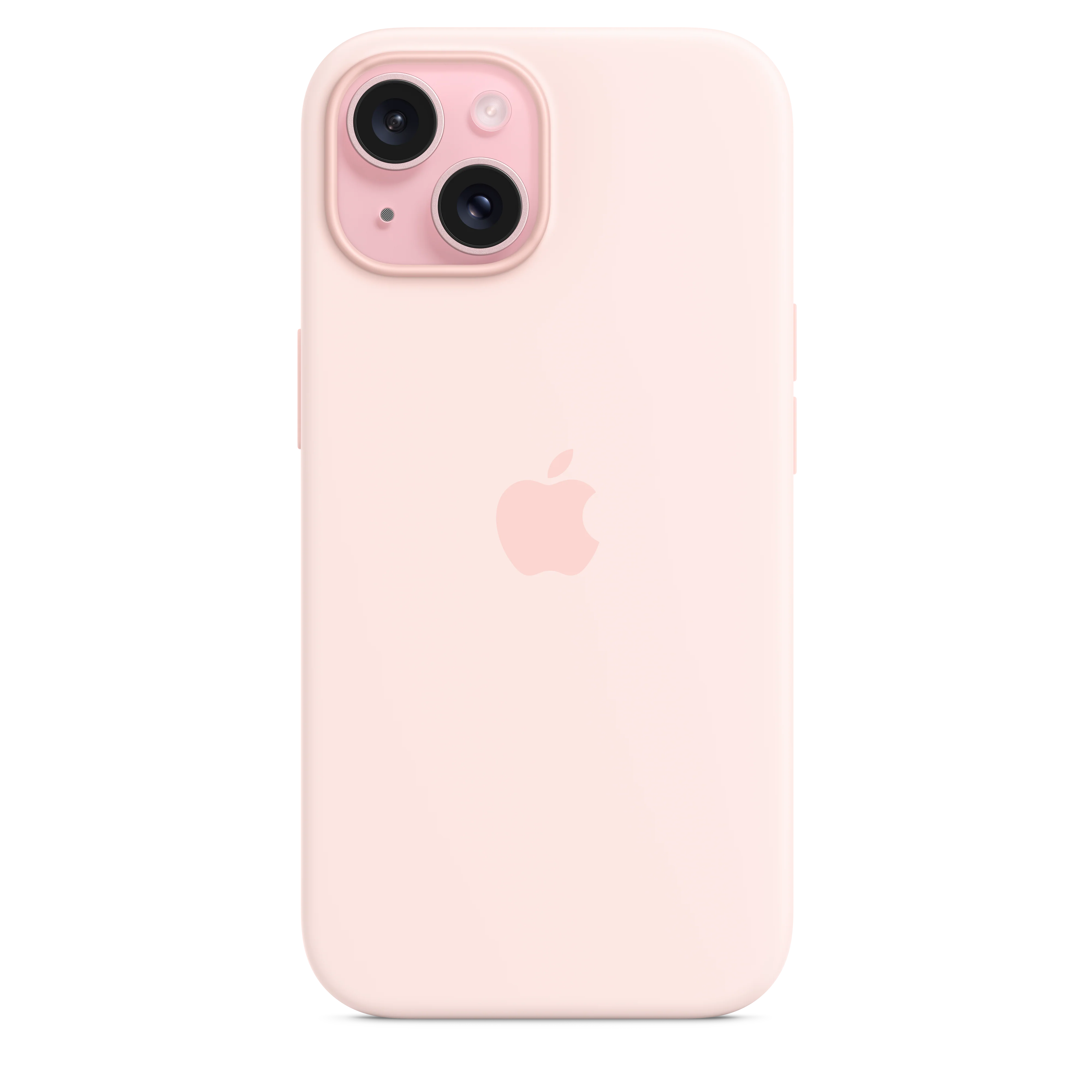 Funda de silicona con MagSafe para el iPhone 15 - Rosa claro - Image 2